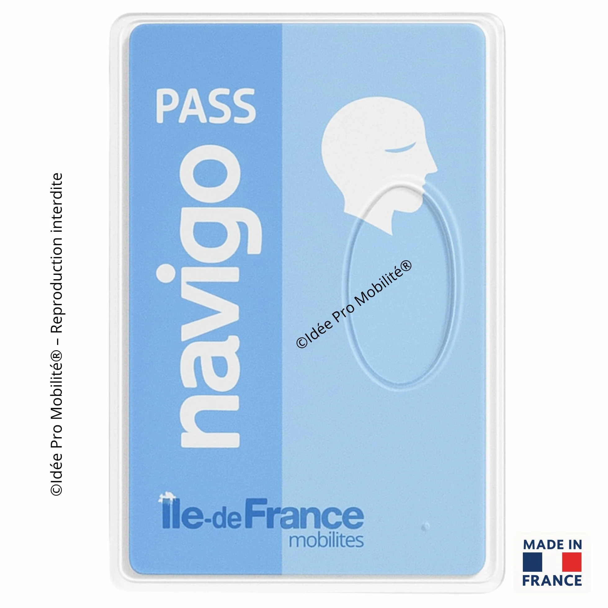 Étuis Porte-Cartes Rigide Transparent Lot de 2 – Protection Cartes Bancaires Navigo Badges – Fabriqué en France