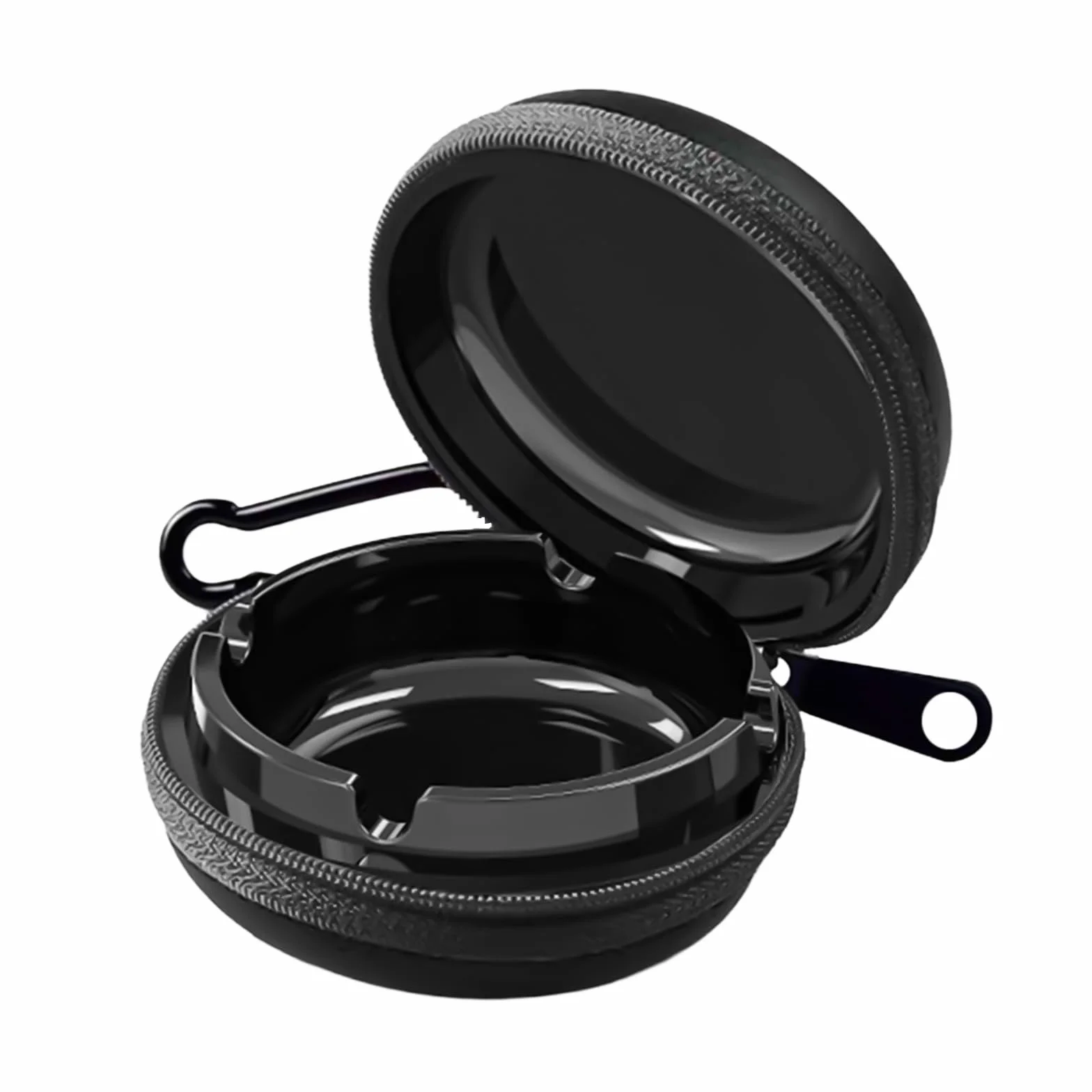 Cendrier de Poche Portable Anti Odeur Grande Capacité Noir