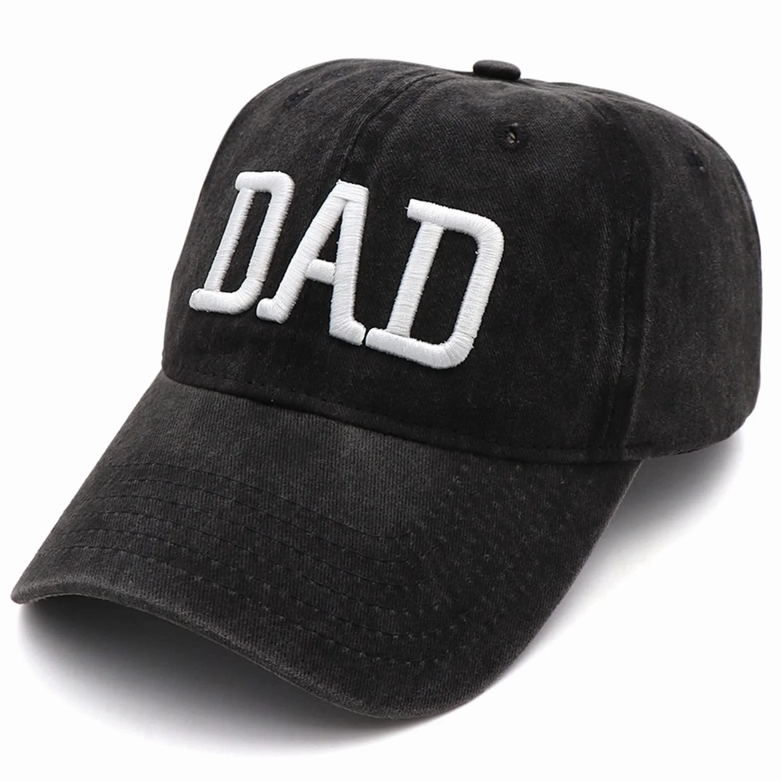 Chapeaux de fête des pères brodés réglables pour maman et papa - Cadeau pour couples et parents