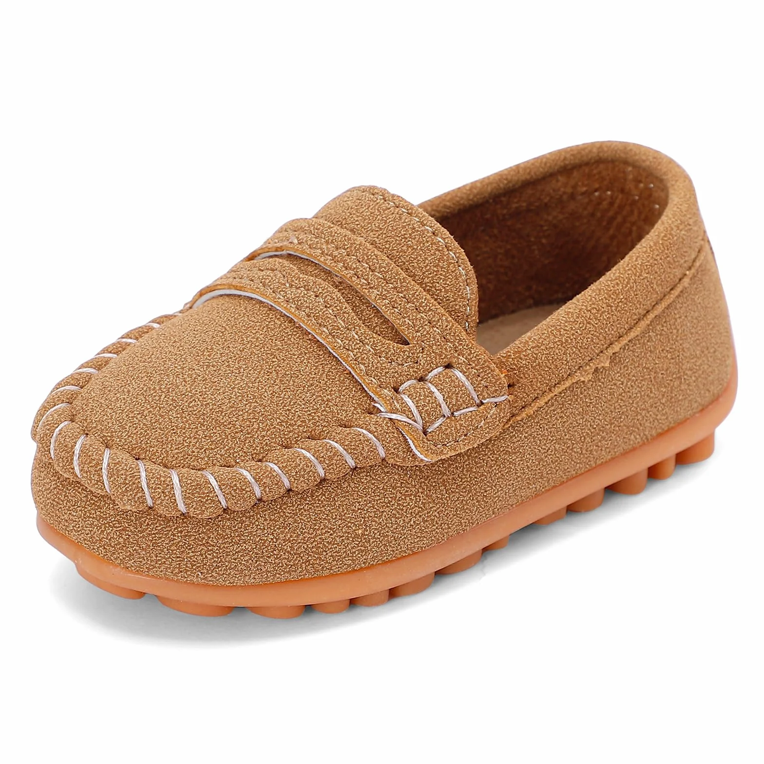 LACOFIA Mocassins Bébé Garçon Chaussures Premiers Pas Semelle Caoutchouc Antidérapant 19~24 EU