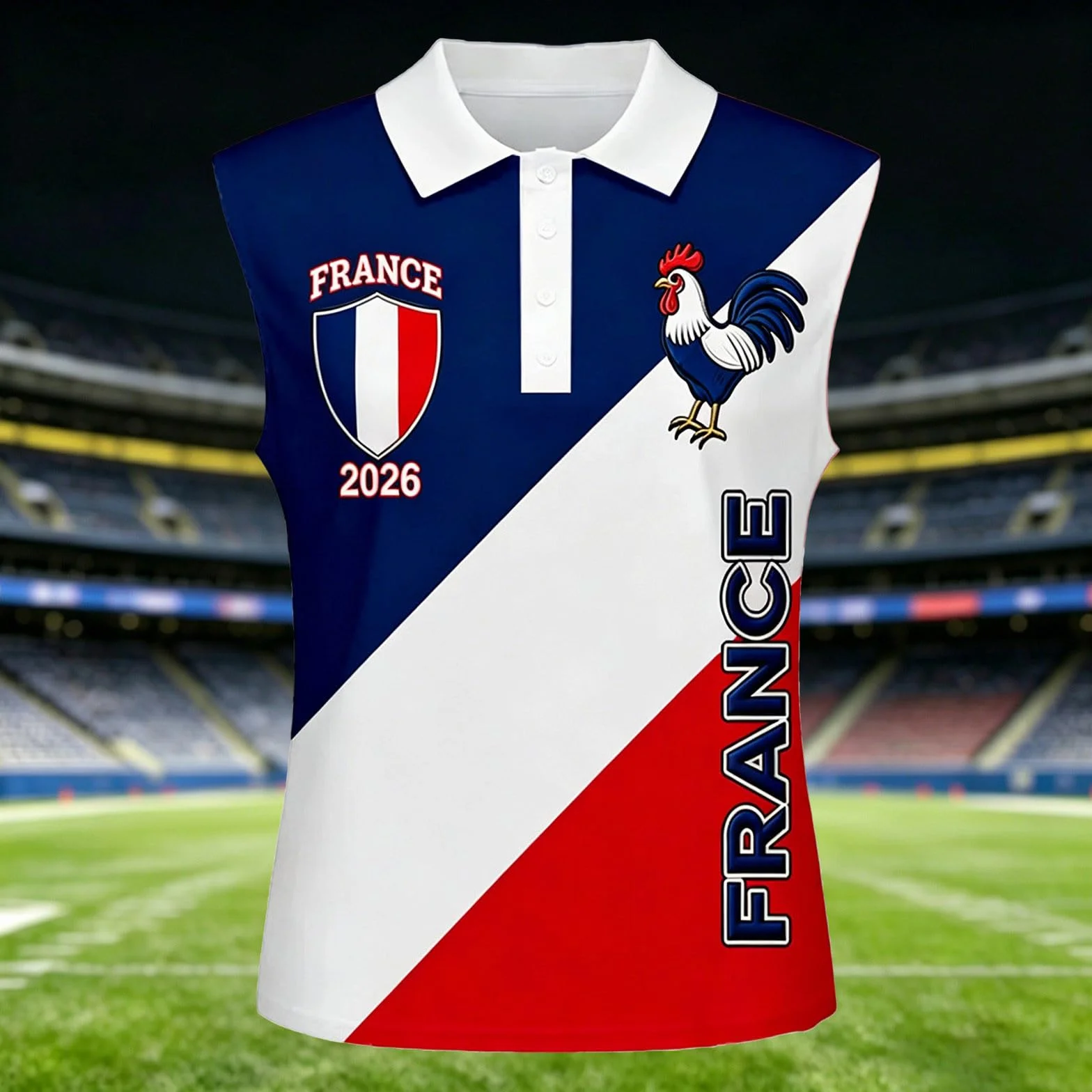Maillot de Foot Femme 2026 Respirant Été Sans Manches T Shirts