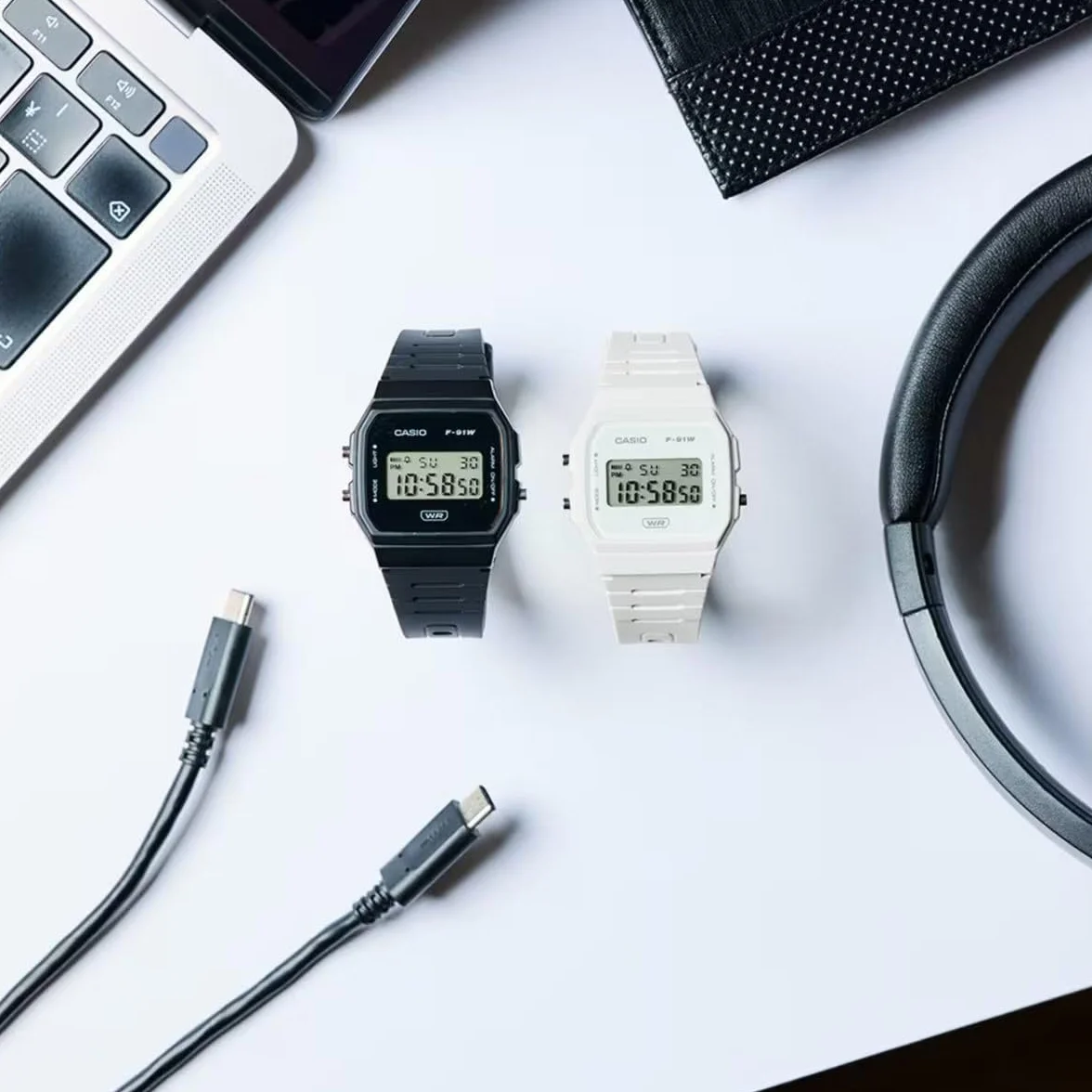 Casio F-91WB-7AEF Montre Homme Unisexe Alarme