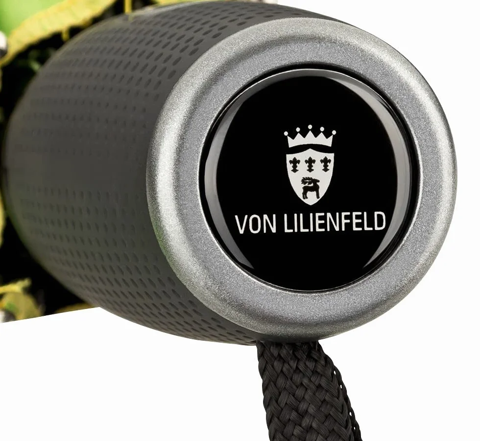 VON LILIENFELD Parapluie de Poche Automatique Résistant au Vent Pliant Floral Coquelicots