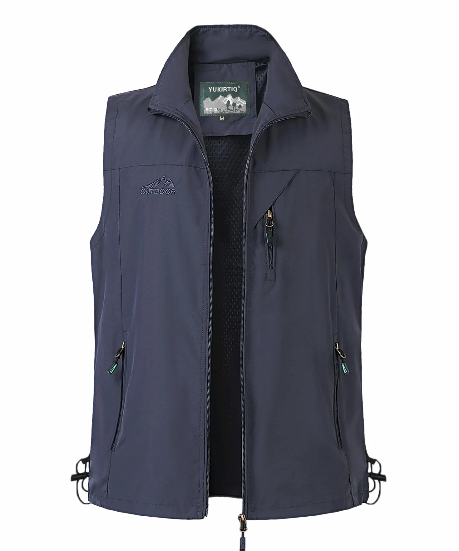 Gilet de Pêche sans Manches Léger Séchage Rapide Respirant Camping Chasse
