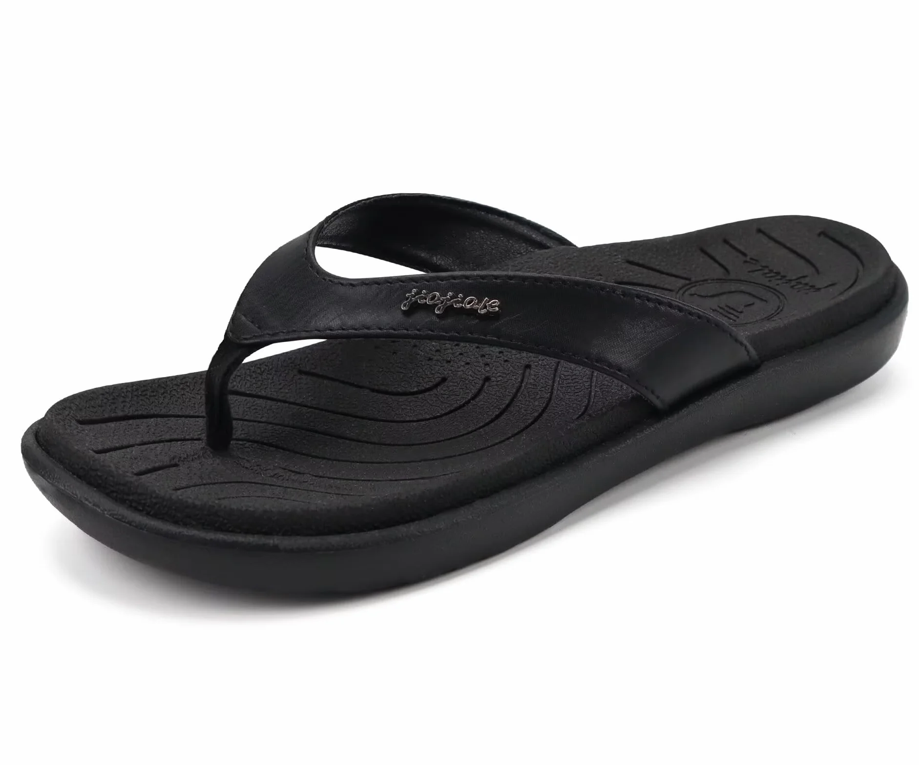 Tongs Femme Orthopédique Cuir Soutien Voûte Plantaire Antidérapante Caoutchouc