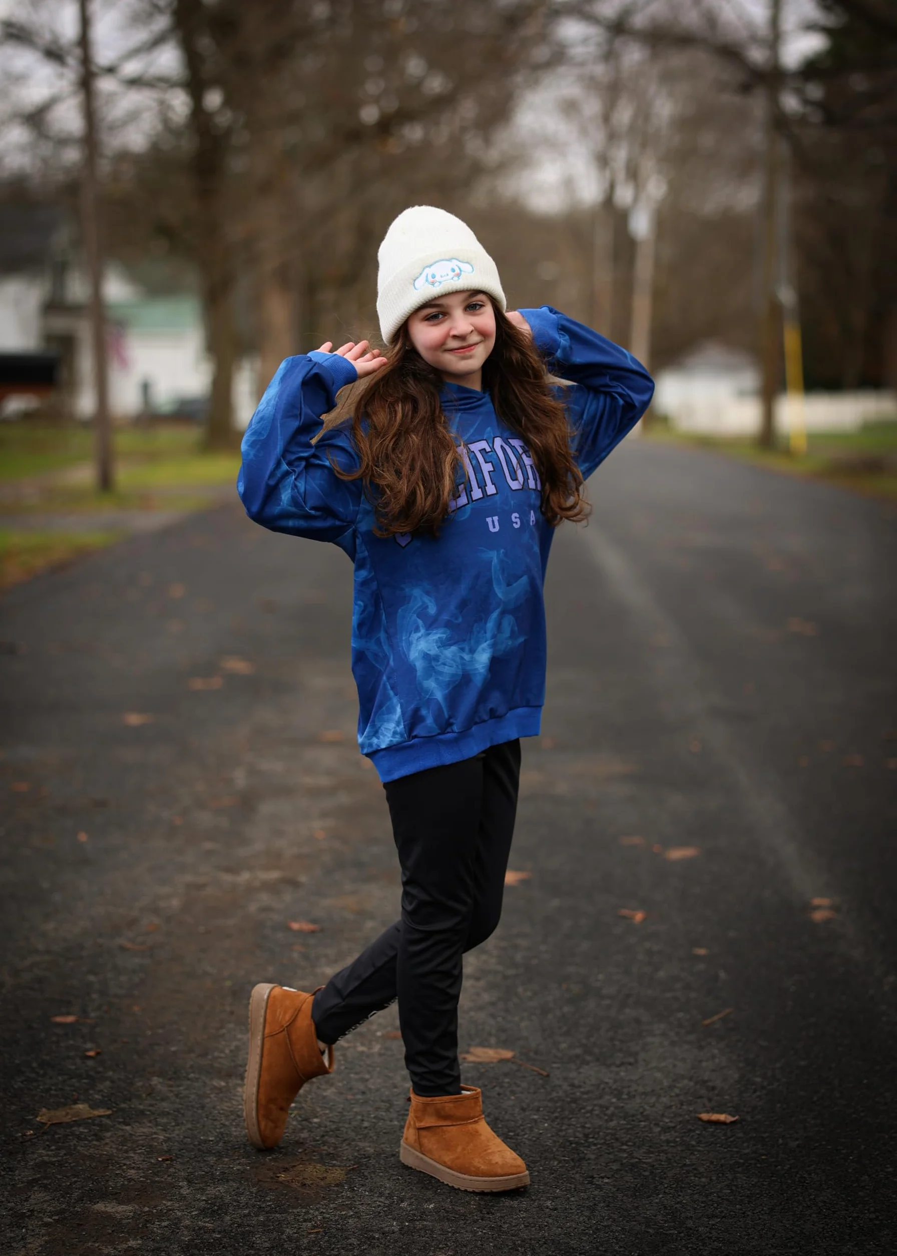 Ensemble jogging fille sweat à capuche leggings sport 5-14 ans 110-164 cm