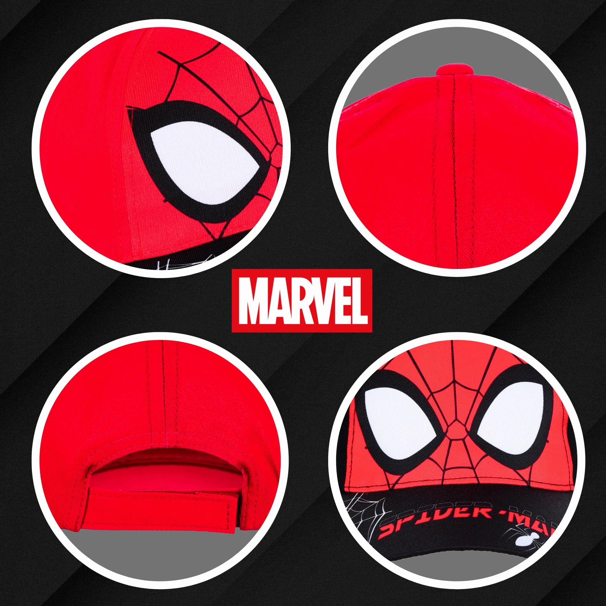 Marvel Spider-Man Casquette de Baseball Enfants Garçons Été
