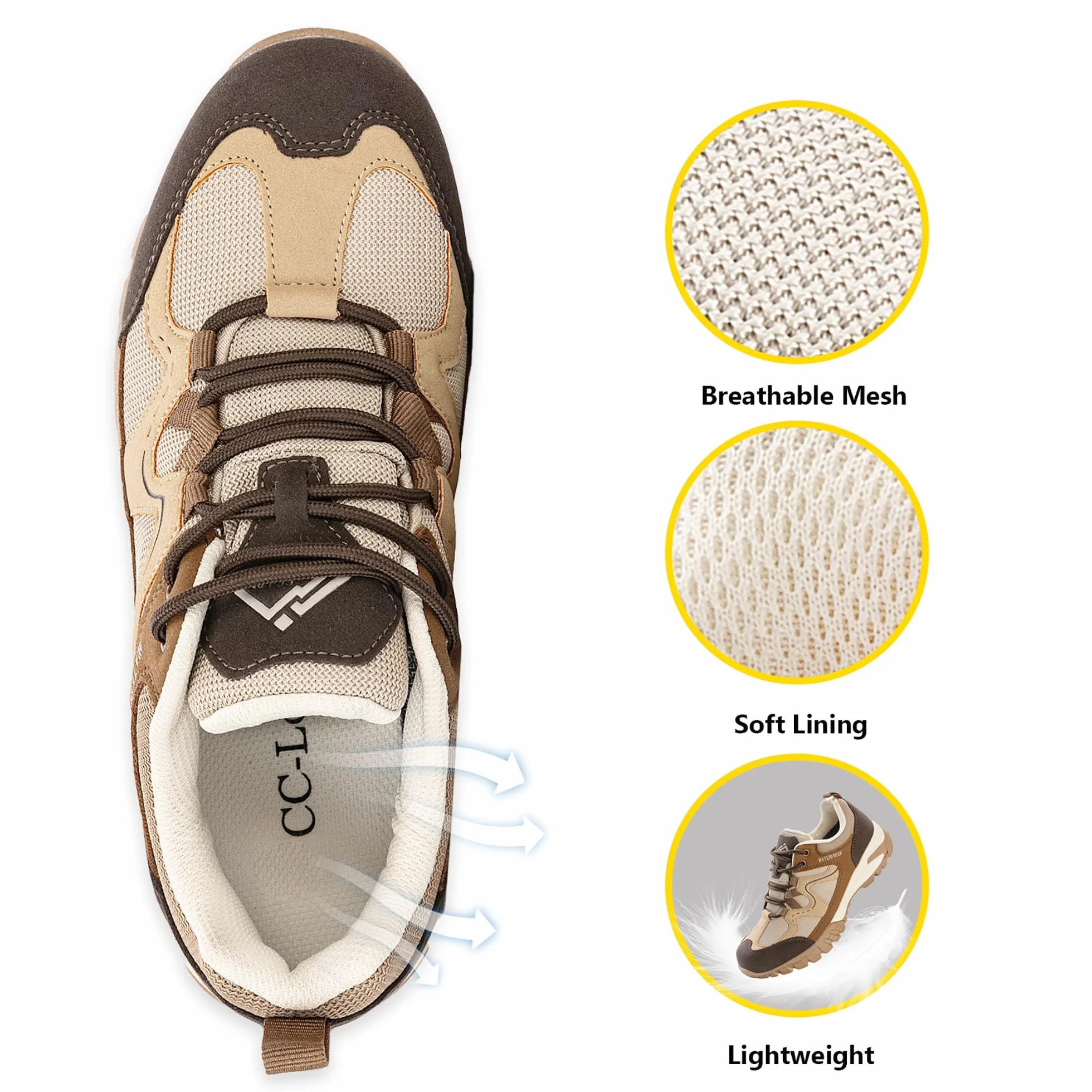 CC-Los Chaussures de randonnée imperméables pour Femmes, WP, légères, pointures 36-43