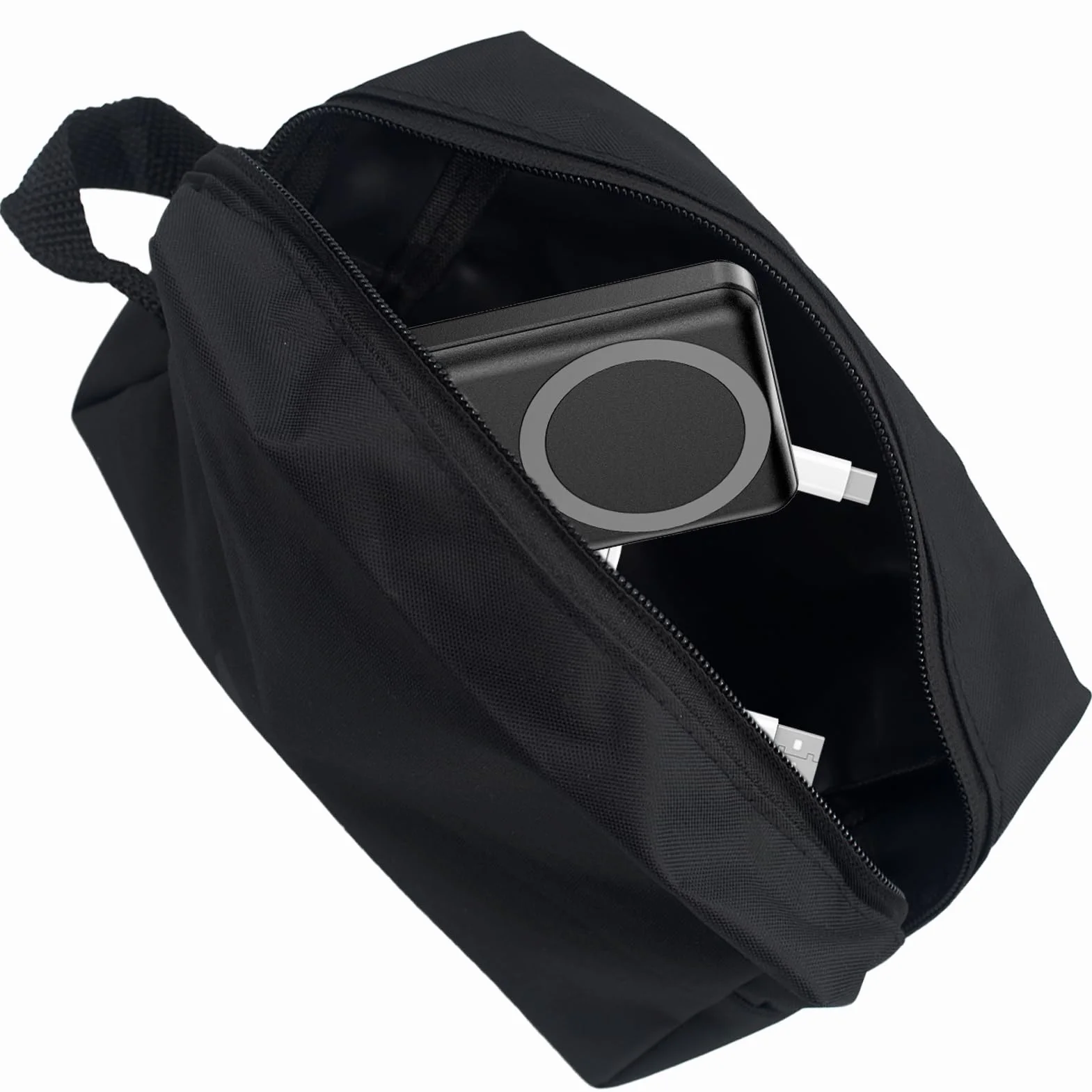 Trousse de Toilette Voyage Multifonction Sac Organisateur pour Homme et Femmes Noir