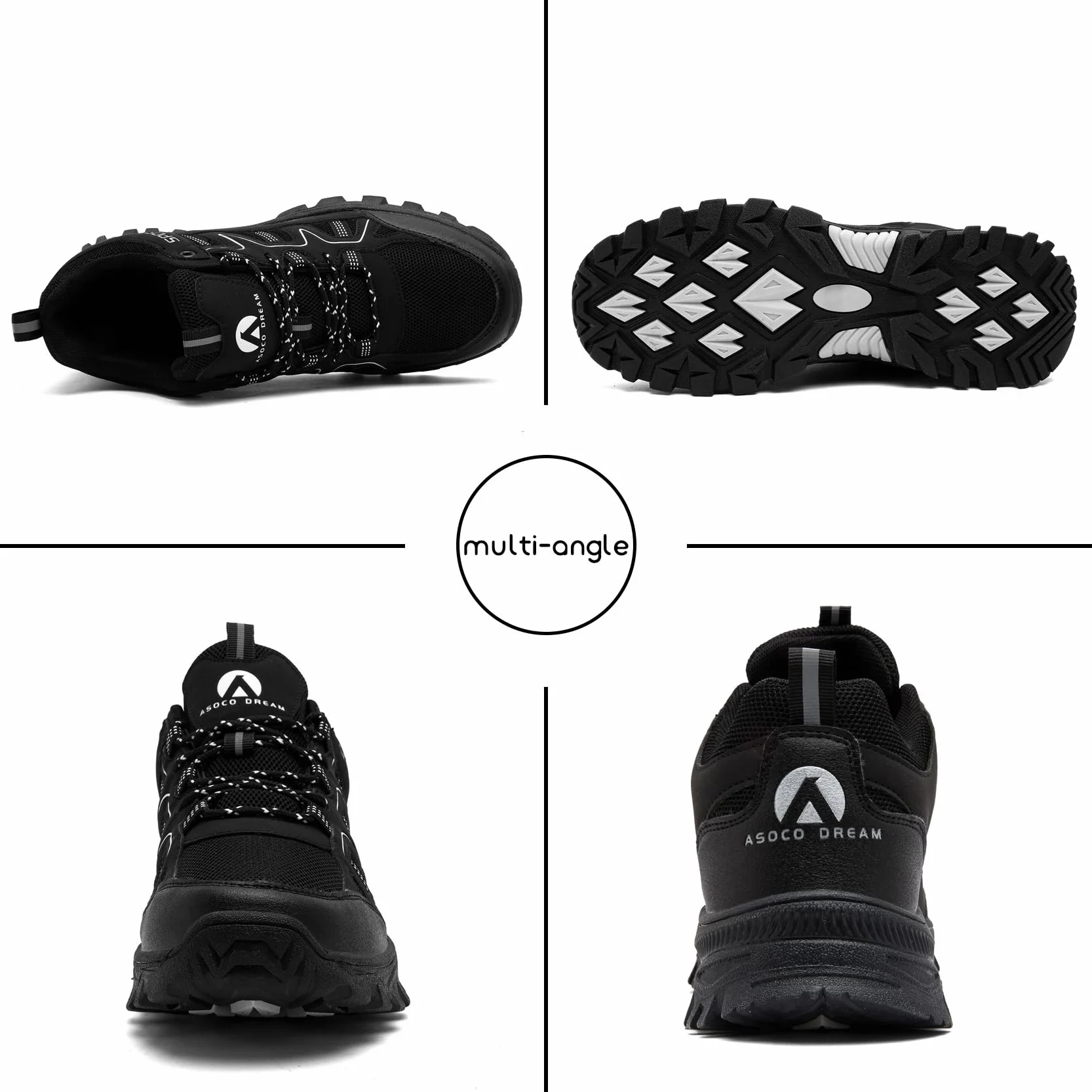 Chaussures de Randonnée Homme Femme Antidérapant Respirant Trekking