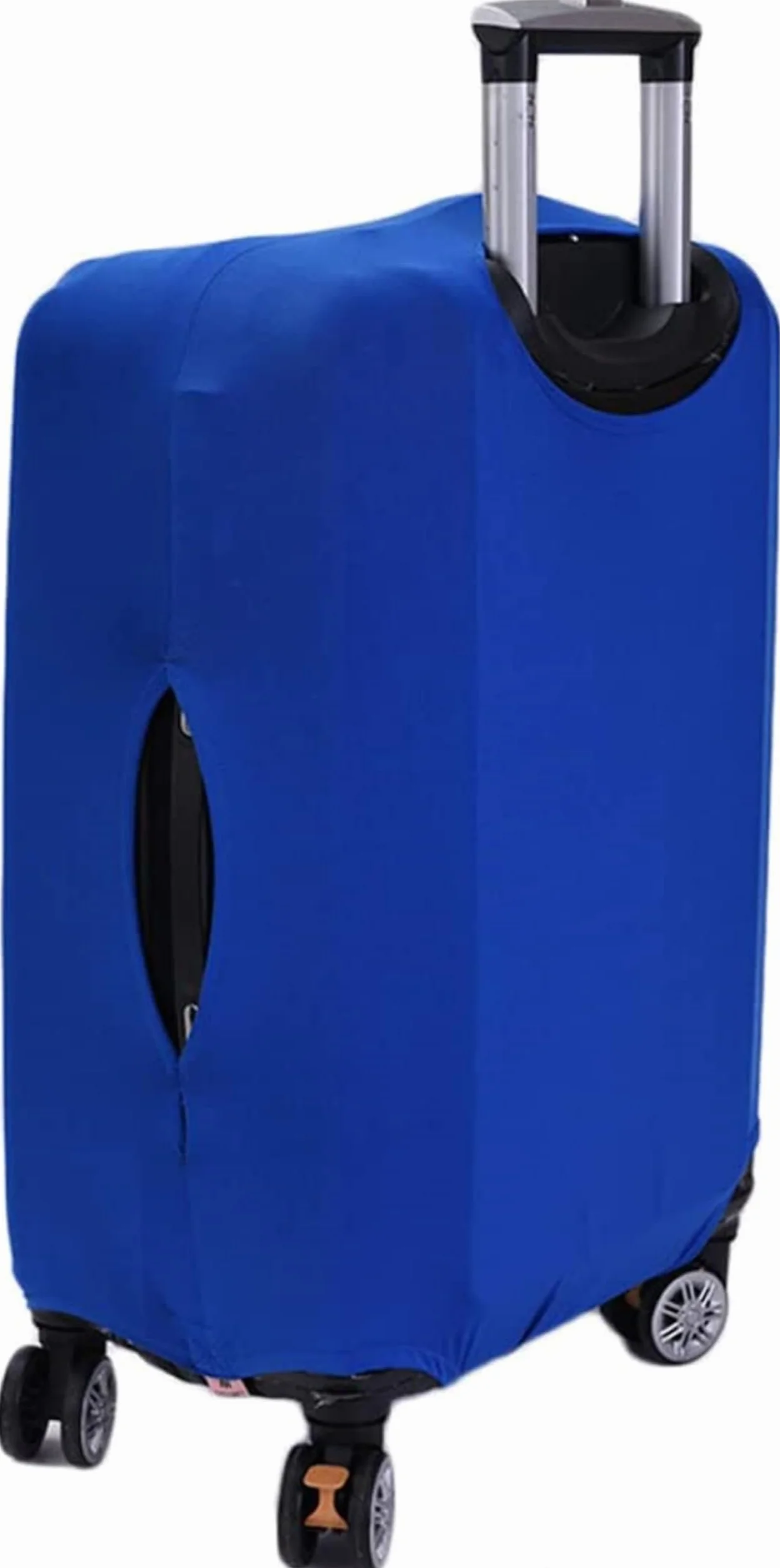 Elastique Housse De Valise Luggage Cover Protection Bagage Voyager Bleu M 22-25 inch