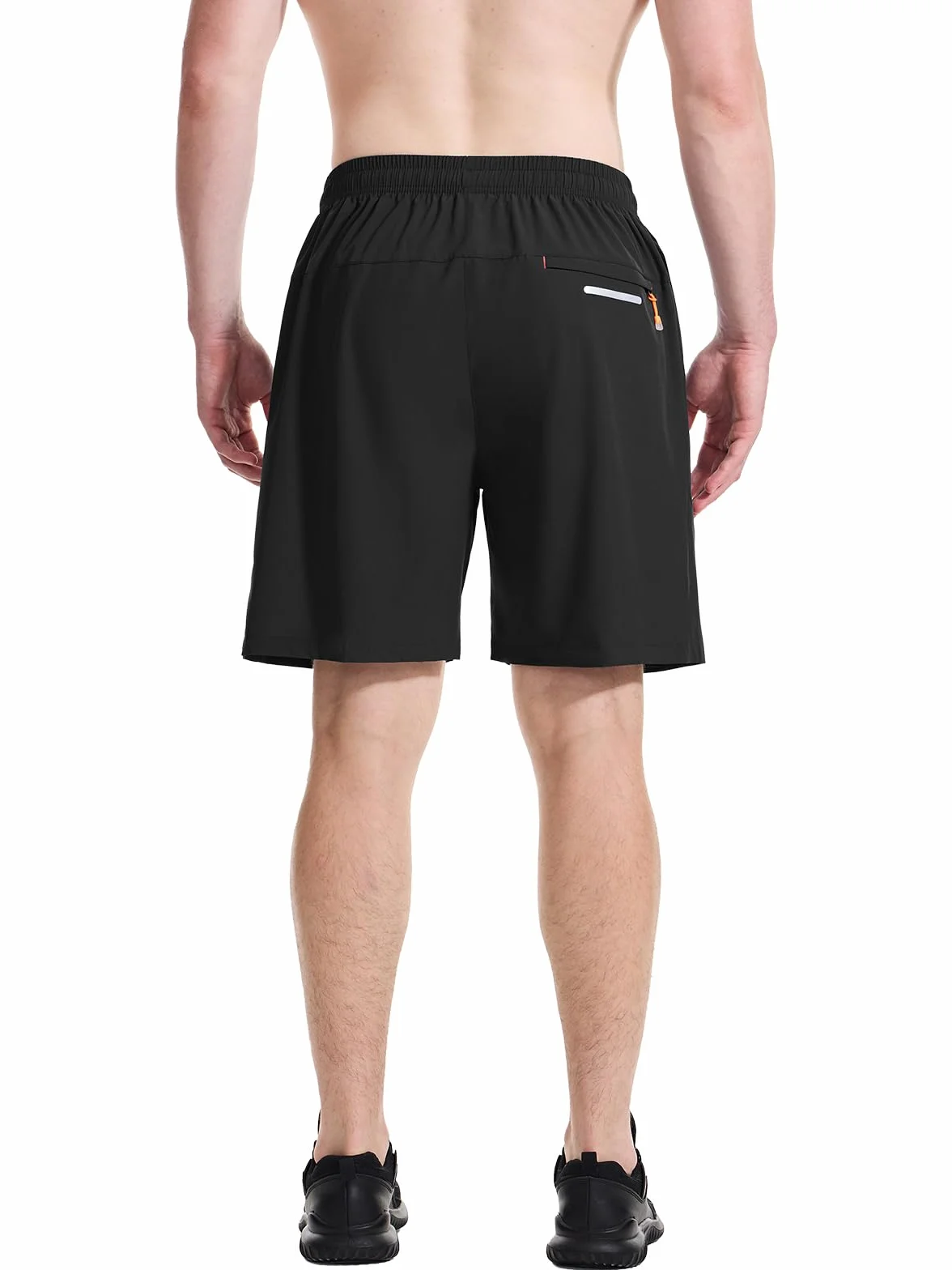 CIMIC Shorts de Sport Hommes Poche Zippée Respirant Séchage Rapide Running Fitness Tennis