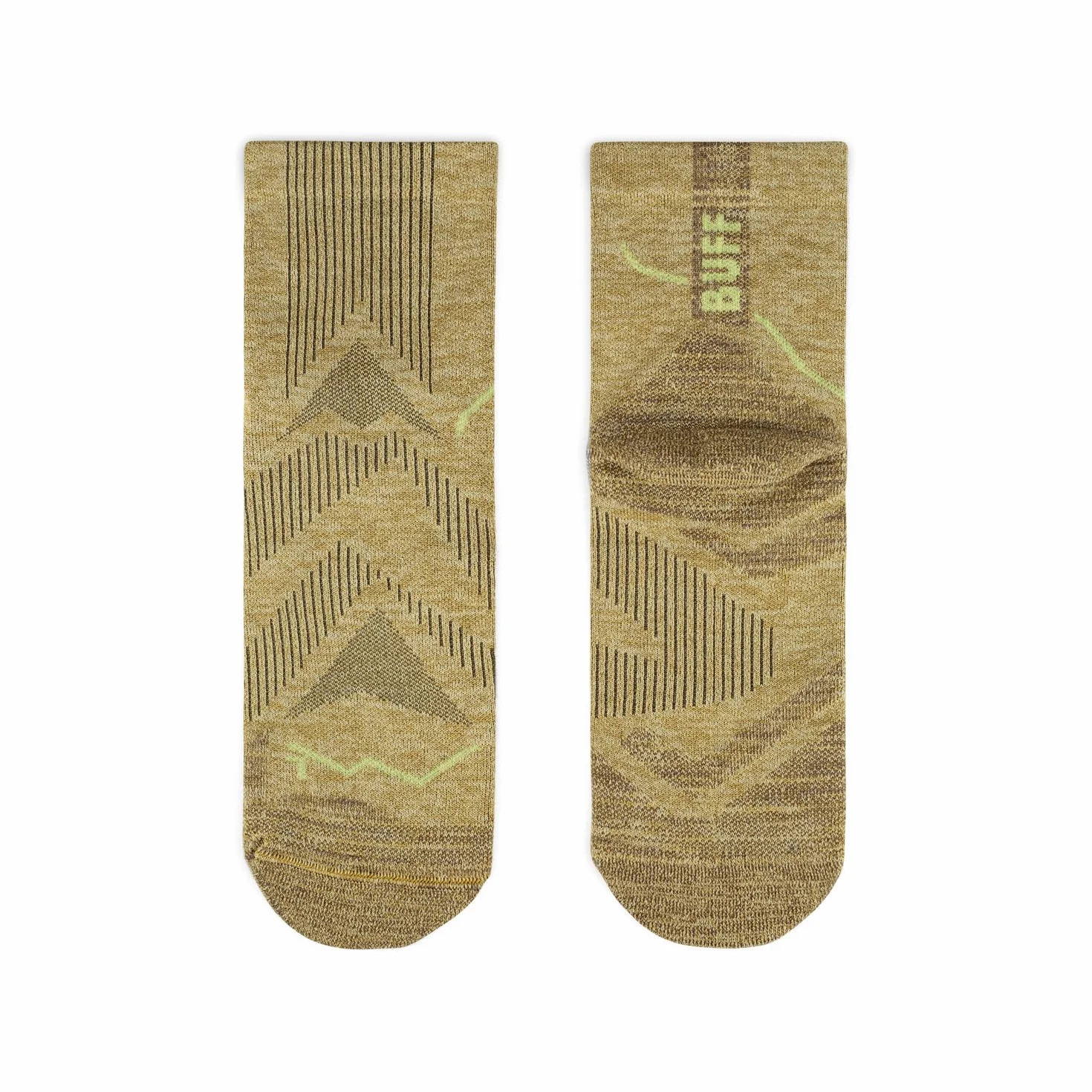 BUFF Chaussettes Dryflx Quarter Séchage rapide Rembourré Course à pied