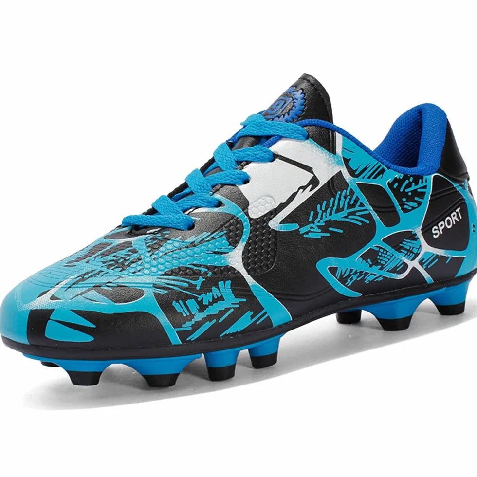 Chaussures de Football Enfant Garçon Fille Chaussures d'Entraînement Professionnel 31-43