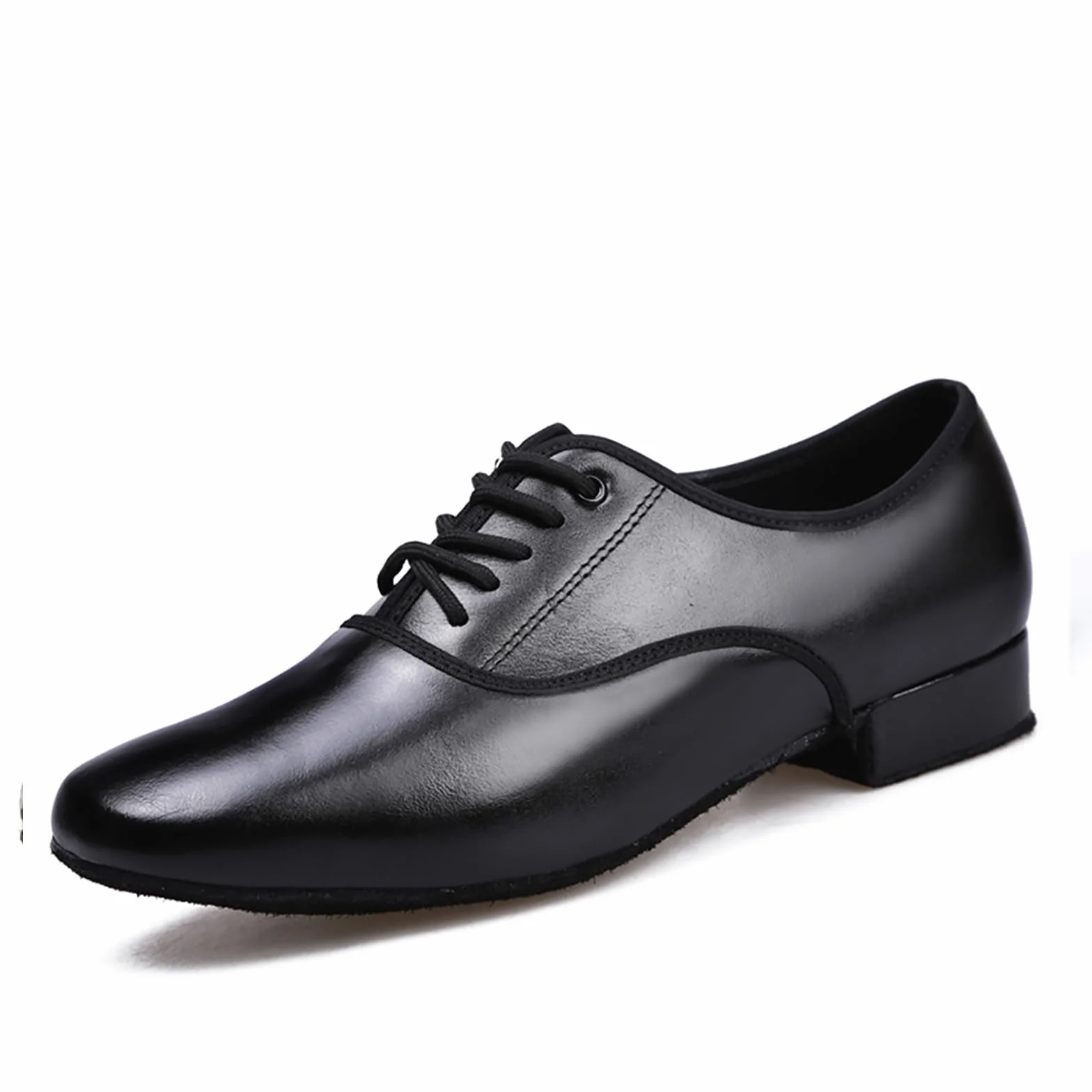 Chaussures de Danse Latine Homme Lacets Professionnelle Salsa Tango Entrainement Salle de Bal Danse