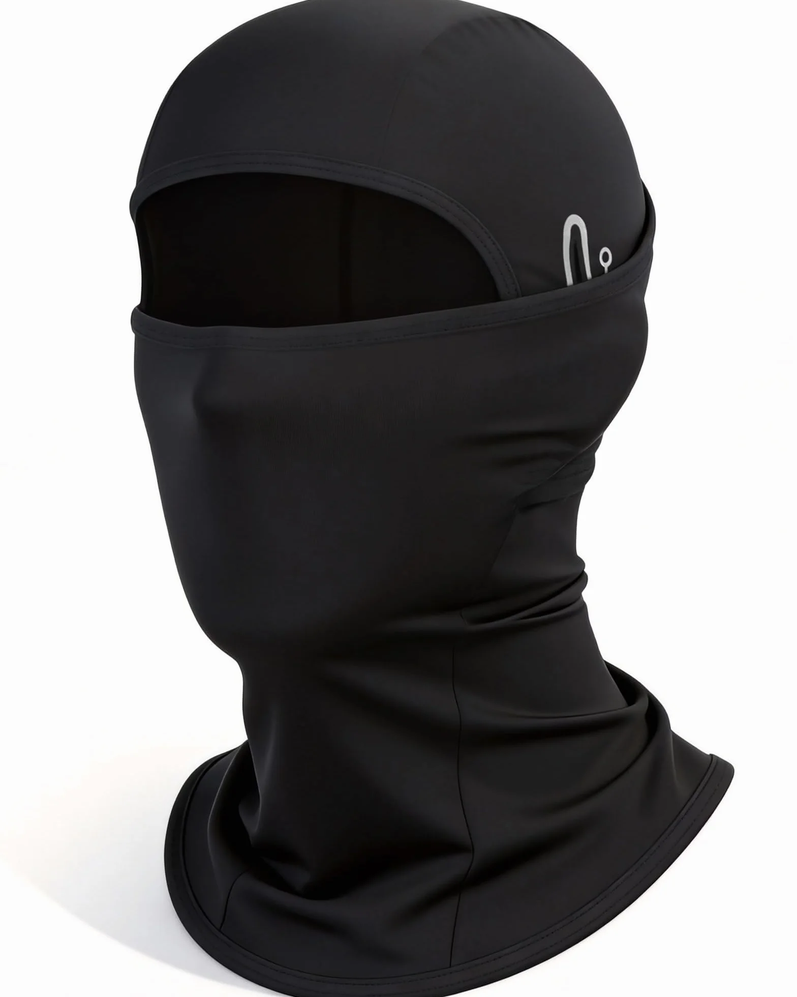 AWUMBUK Cagoule Moto Été Balaclava Masque Sport UV Tissu Glacé Respirant Homme Femme Vélo Randonnée Course Protection Solaire Anti-Insectes Noir