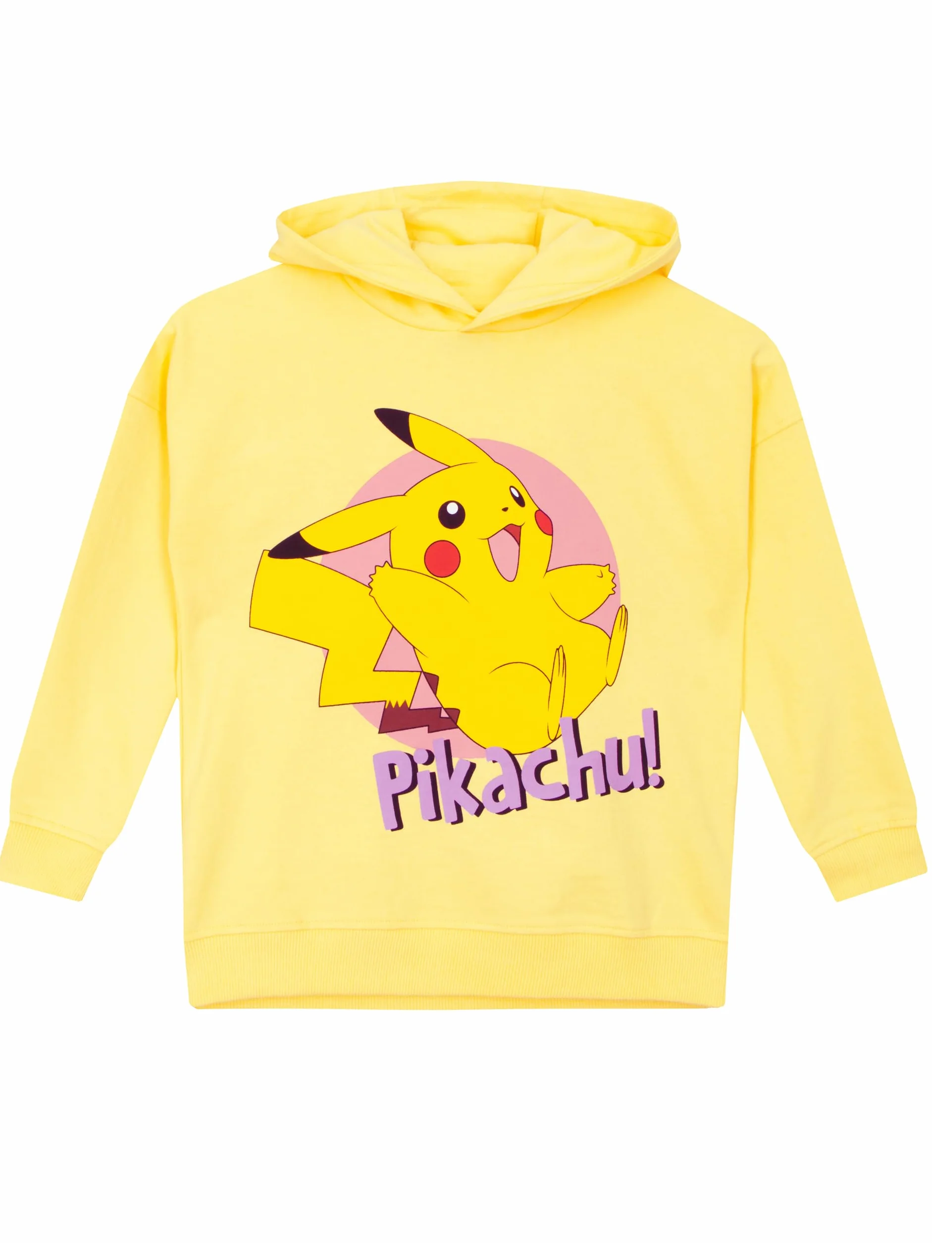 Pokémon Sweat à Capuche Fille Pikachu Jaune 5-12 Ans