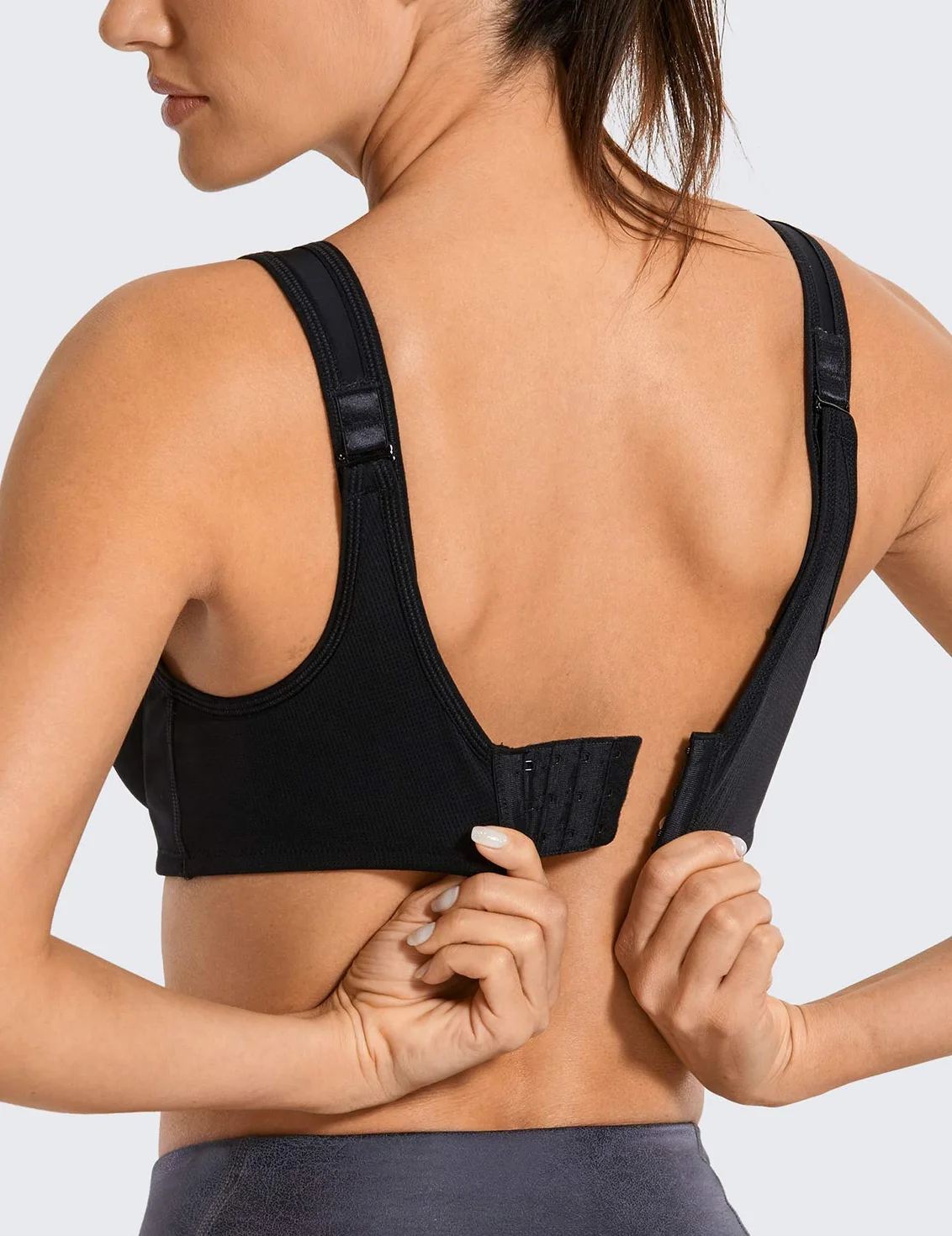 SYROKAN Soutien Gorge Sport Femme avec Armature Grande Taille