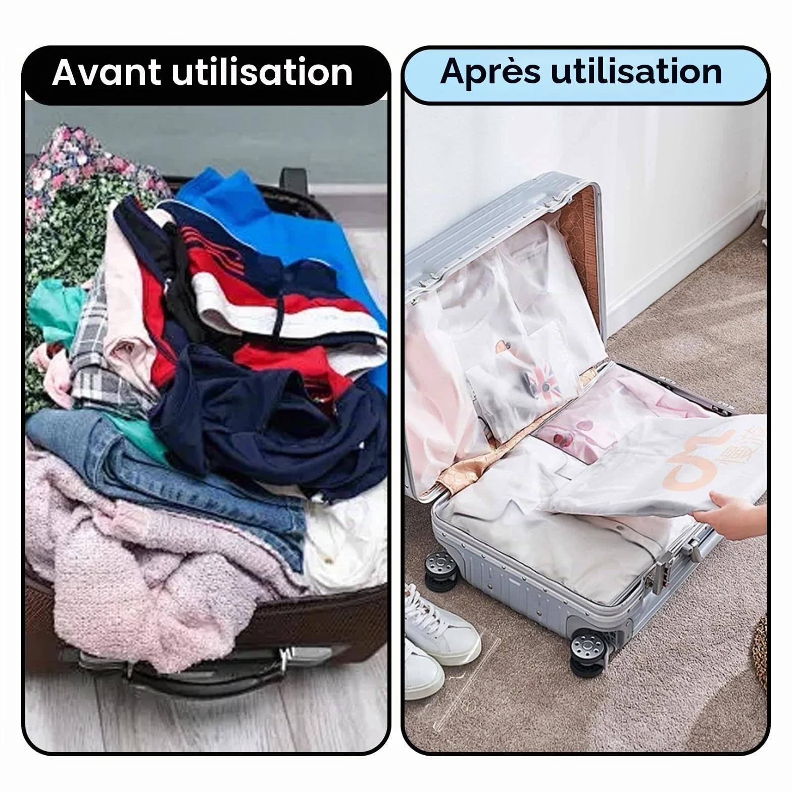 Sac Plastique Zip 30x40cm Refermables 30 Pièces Transparent Sachet Emballage