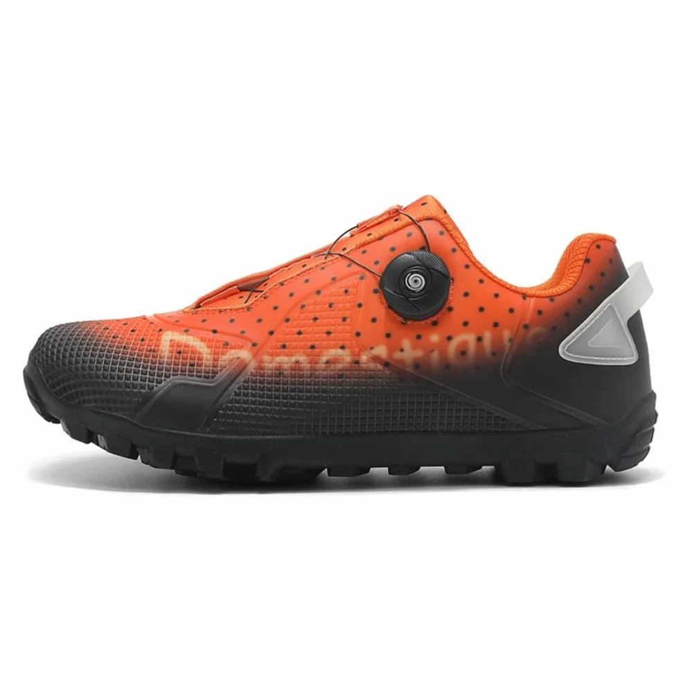 Chaussure de Cyclisme VTT Homme Femme avec Cale, Unisexes Respirantes Compatibles SPD de Vélo Route en Plein Air -DC5
