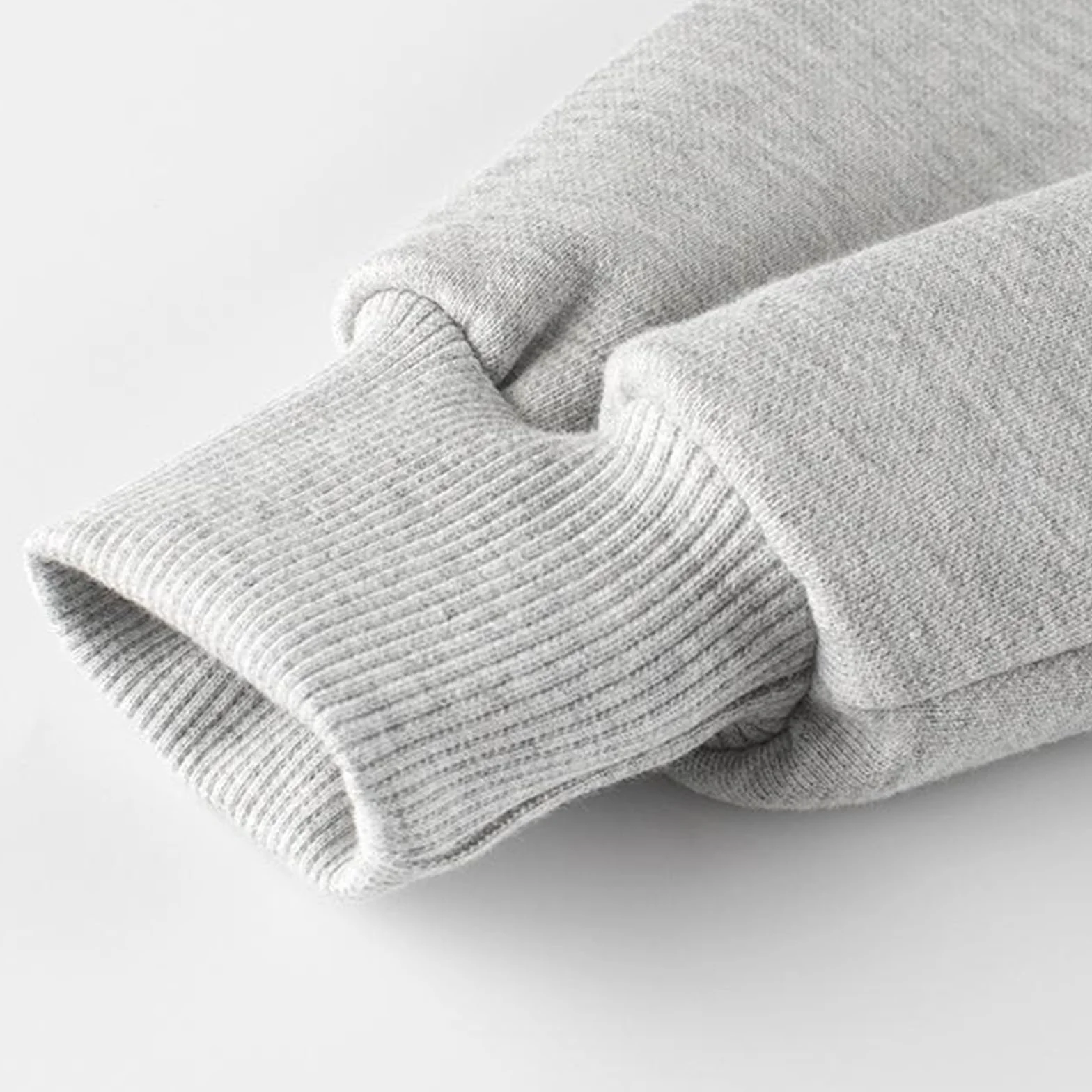 Sweat à Capuche Zippé Enfant 5-16 Ans Rembourré Manches Longues Couleur Unie