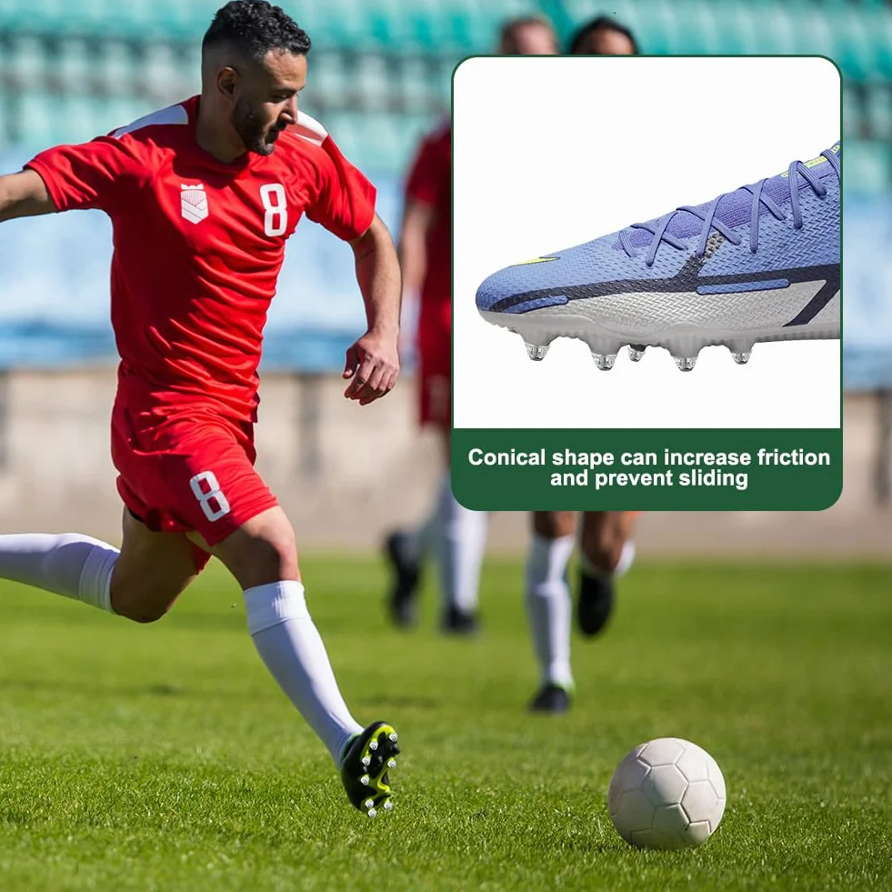 flintronic Pointes de Chaussures Football, Crampons à vis Antidérapants