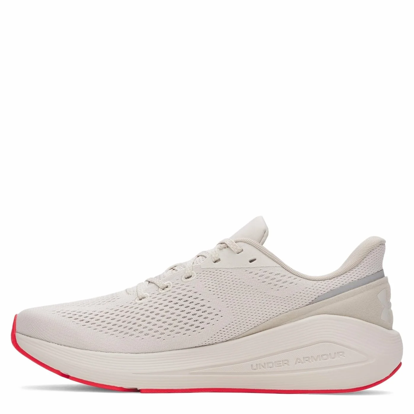 Under Armour Sonic 7 Chaussures de Running Hommes Summit White/Khaki Base/Racer Red