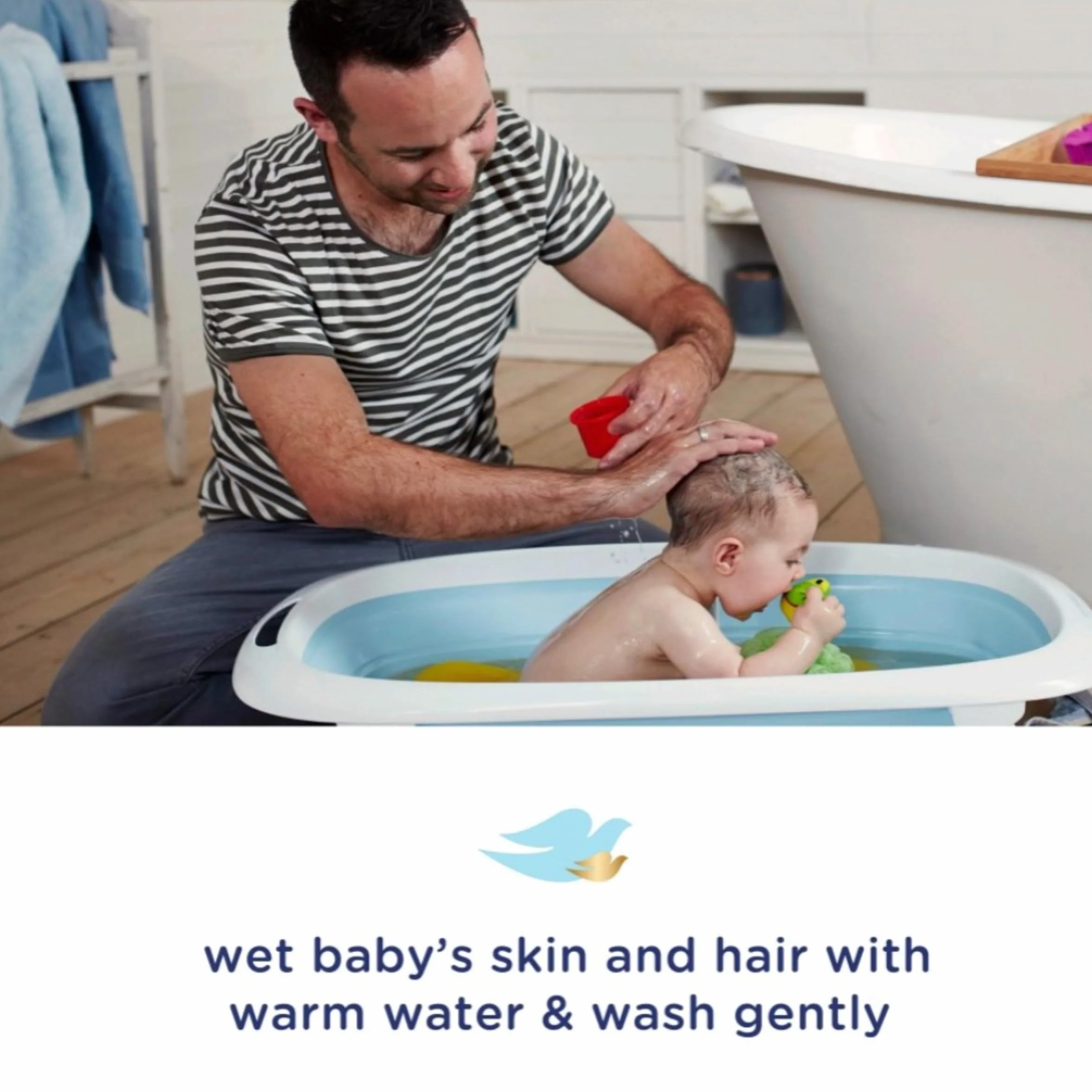 Baby Dove Sensitive Moisture Nettoyant de la tête aux pieds 400 ml