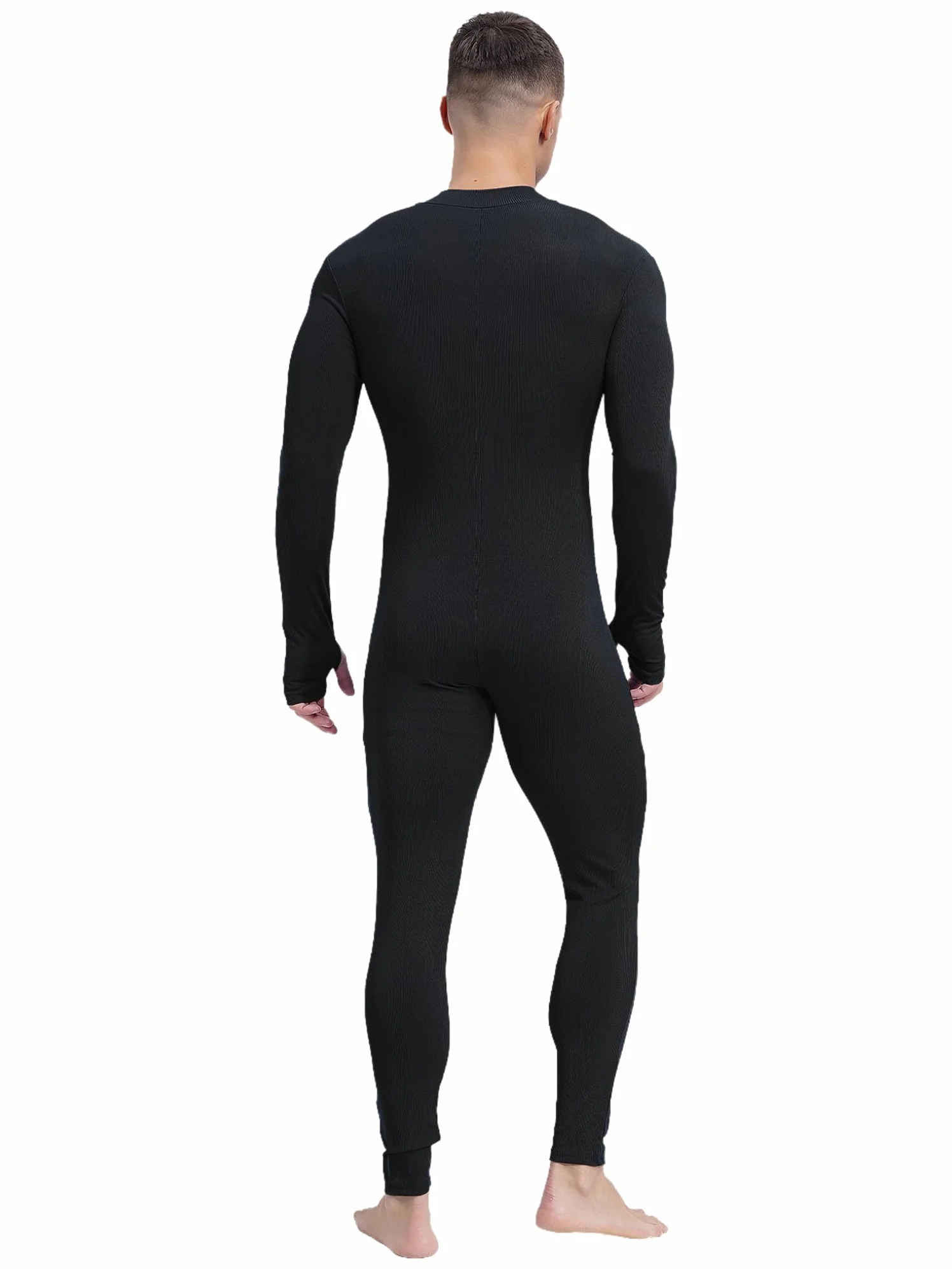 Oyolan Homme Justaucorps Danse Classique Manches Longues Body Sport