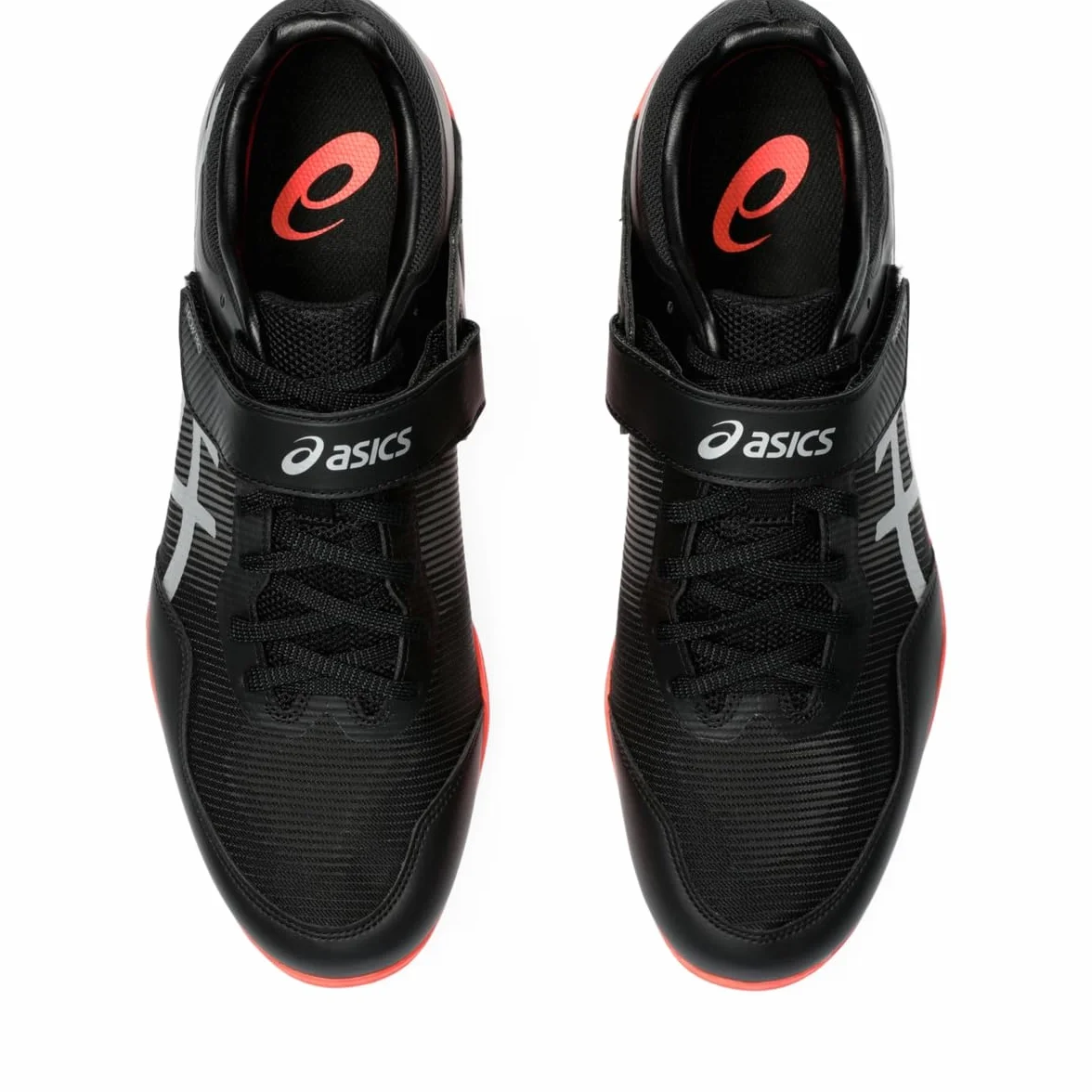 Asics Throw Pro 3 Chaussures d'athlétisme Noir/Argent Pur