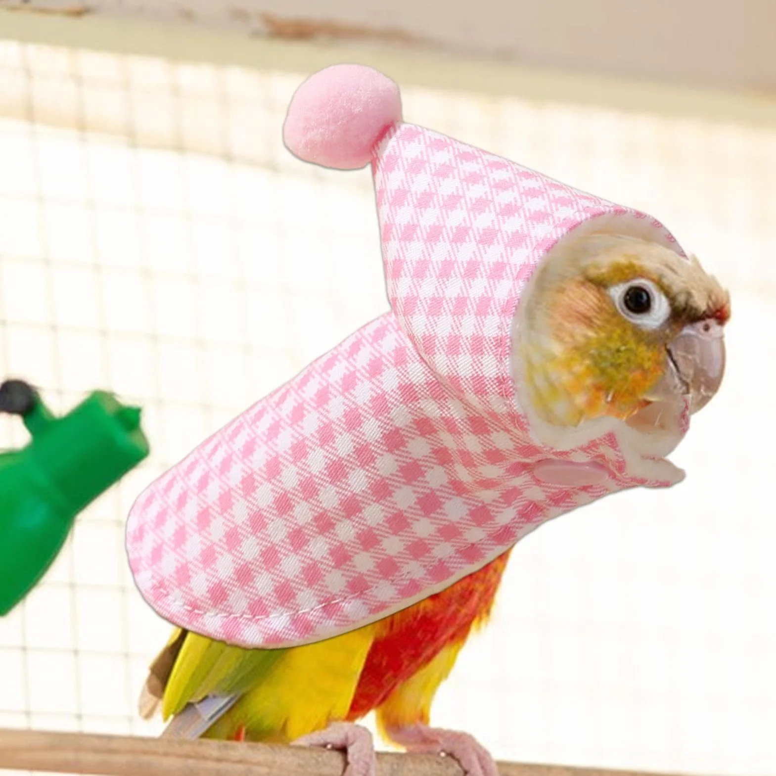 Zibeem Vêtements d'oiseaux pour perruches, costume de cape pour perroquets, accessoire photo cosplay lavable