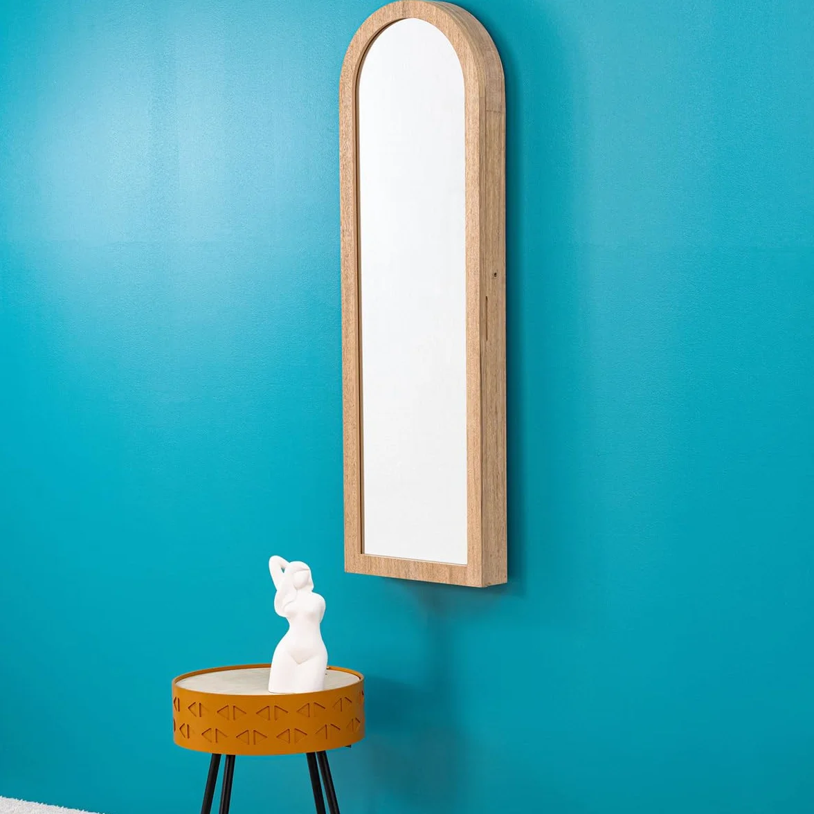 Armoire à bijoux sur pied Atmosphera h145cm bois