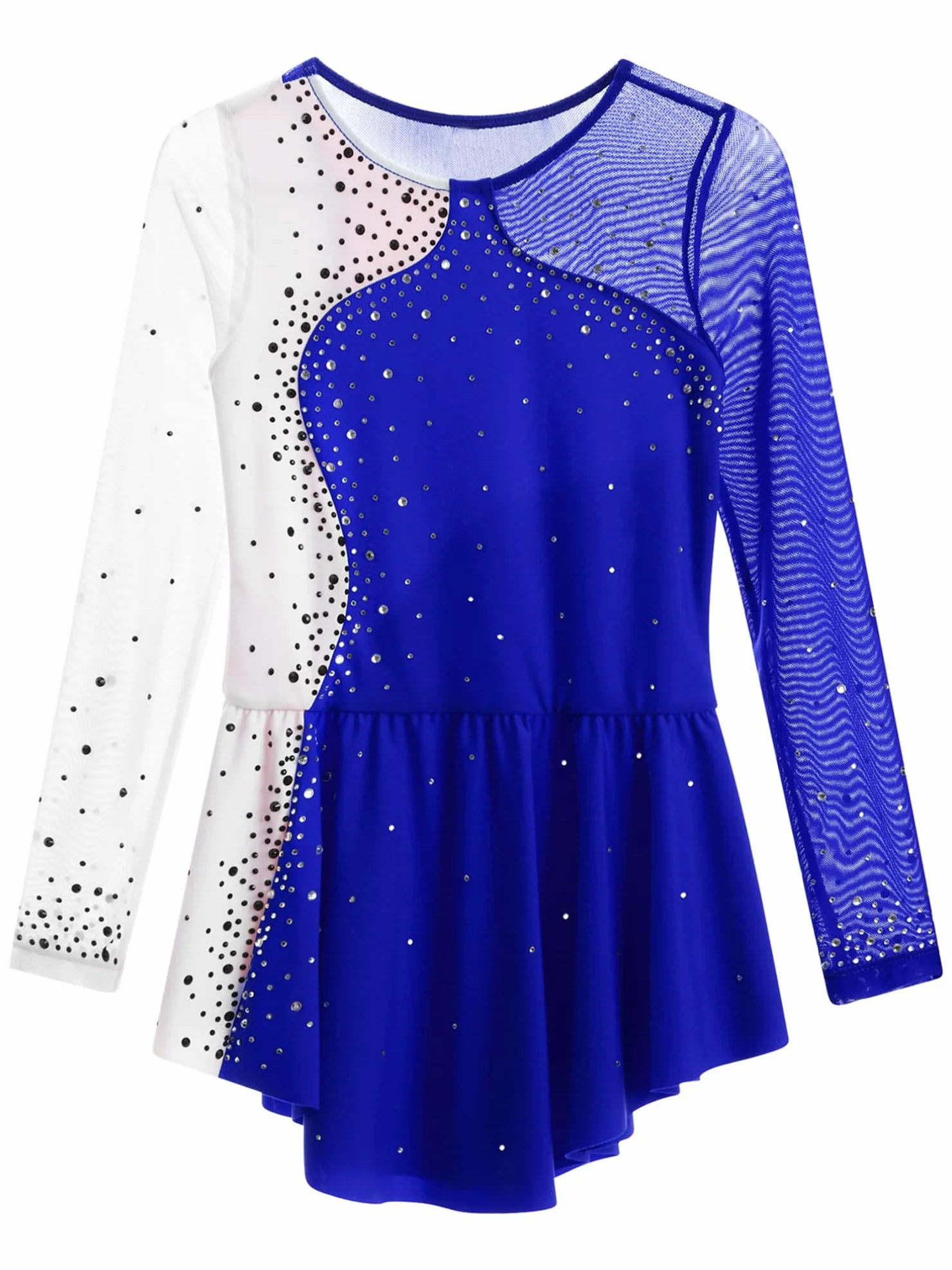 iiniim Robe Patinage Artistique Enfant Fille Danse Moderne Lyrique Ballet Gymnastique Compétition