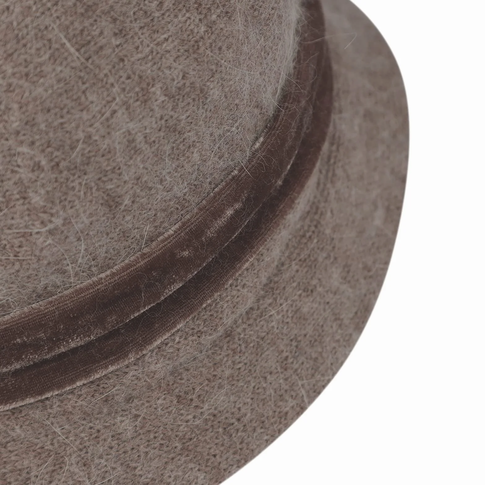Chapeau Melon Hiver Femme 1920s Rétro Fedora Laine Chaud Chapeau d'hiver Seau Floral Cloche Mariage Chapeaux Bob Capeline Automne Hiver Kaki Violet Noir