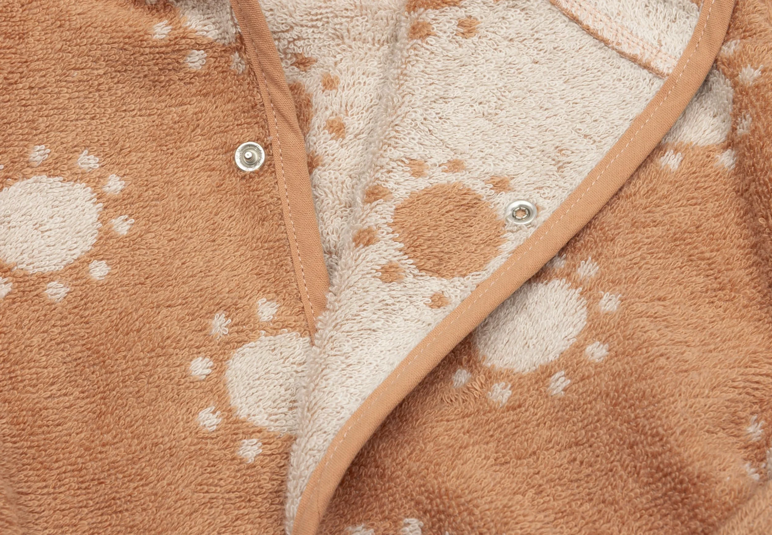 Jollein Peignoir enfant 1-2 ans Jacquard Sun 100% coton OEKO-TEX avec capuche