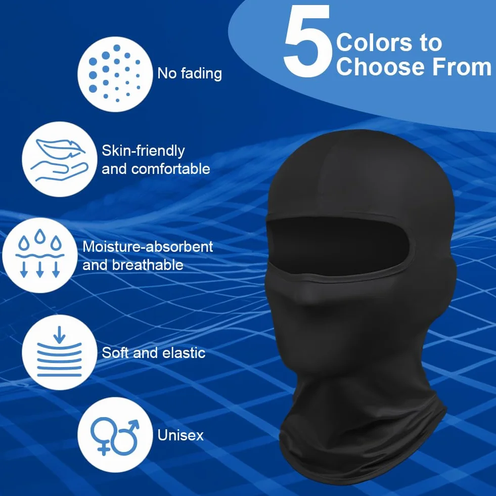 Cagoule Balaclava Été Protection UV Anti-Transpiration Respirant Moto Running Cyclisme Randonnée