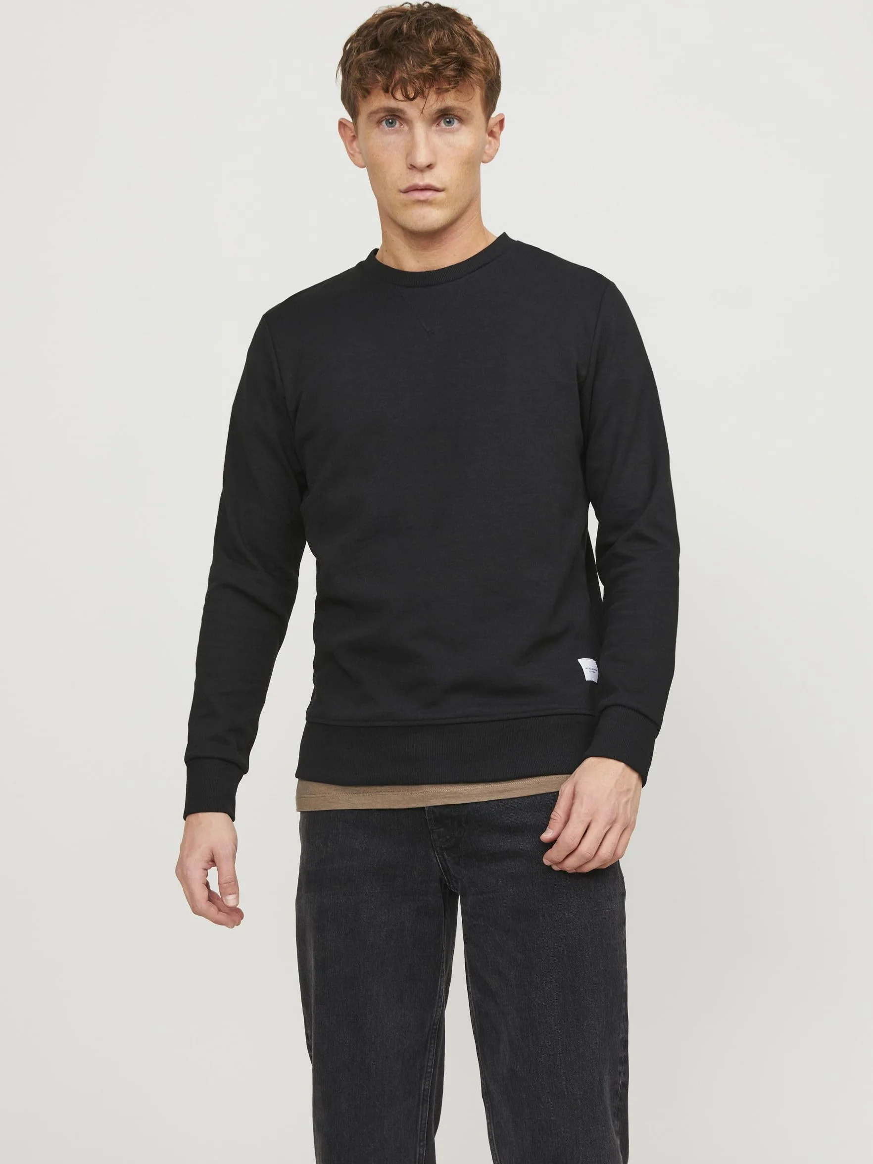 JACK & JONES Sweat à col Rond Uni