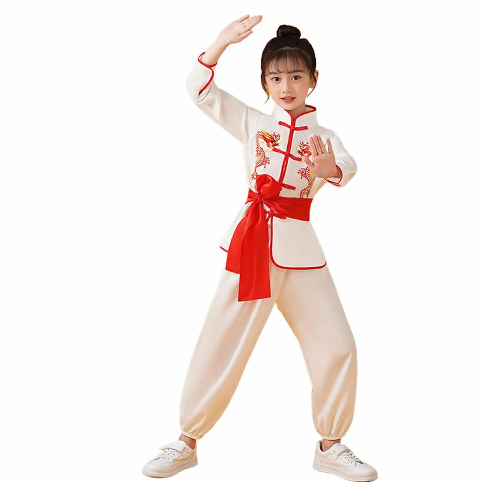 Costume Chinois Enfants Wing Chun Tenue Traditionnelle Halloween 86