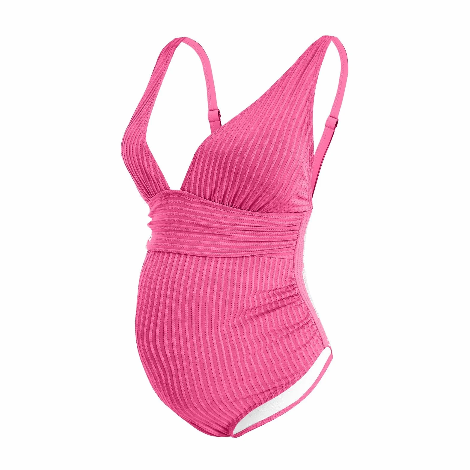 Maillot de Bain Femme Deux Pièces Maternité Bikini Set Grande Taille Enceintes Grossesse Plage Été