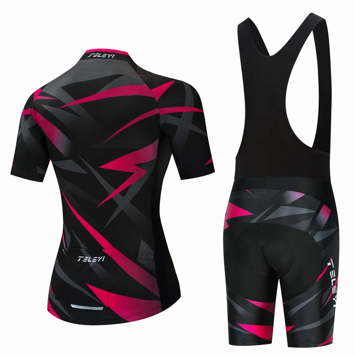 Ensemble maillot de cyclisme femme cuissard bretelles vêtements été vélo route