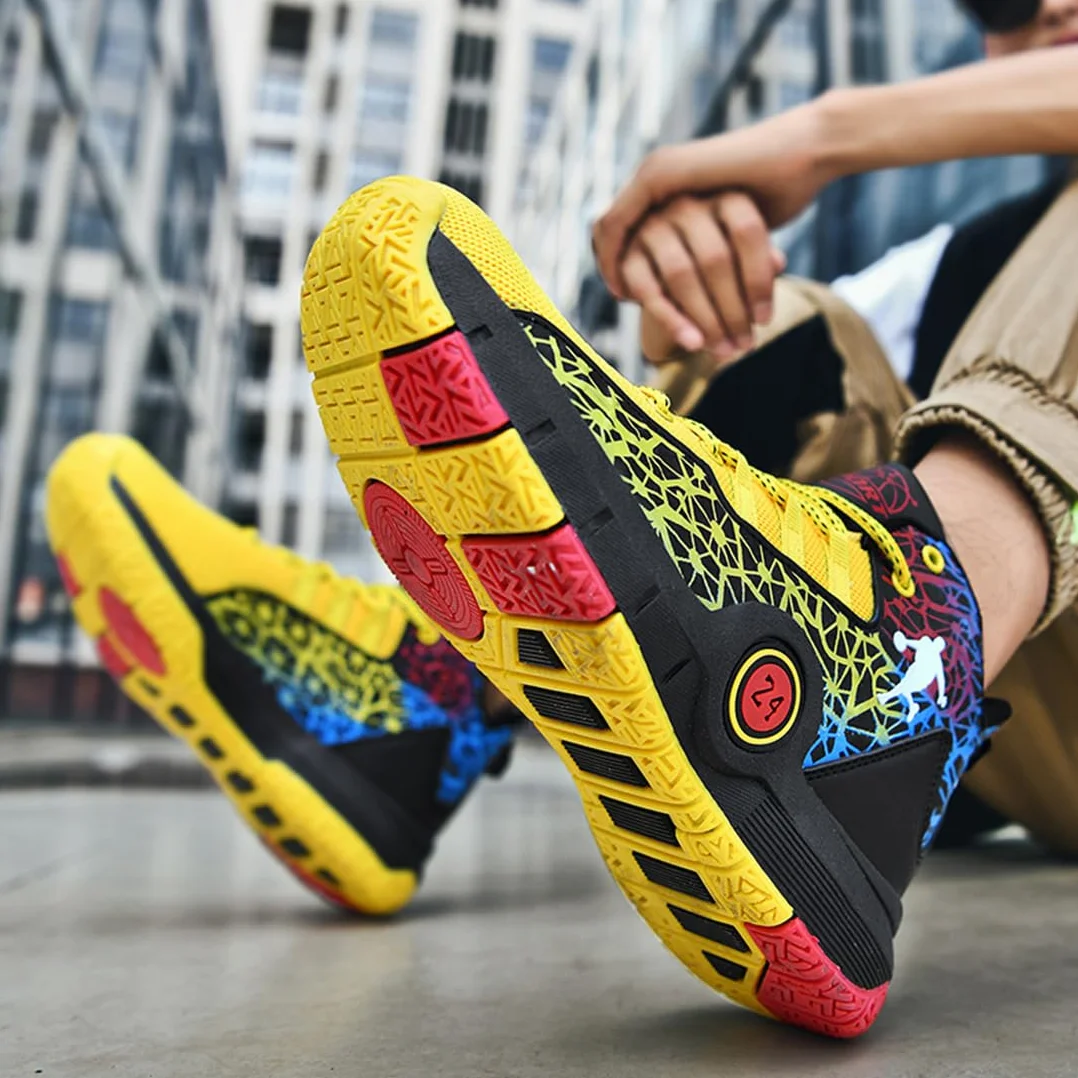 Chaussures de Basket-Ball Homme Antidérapantes Sneaker Sport