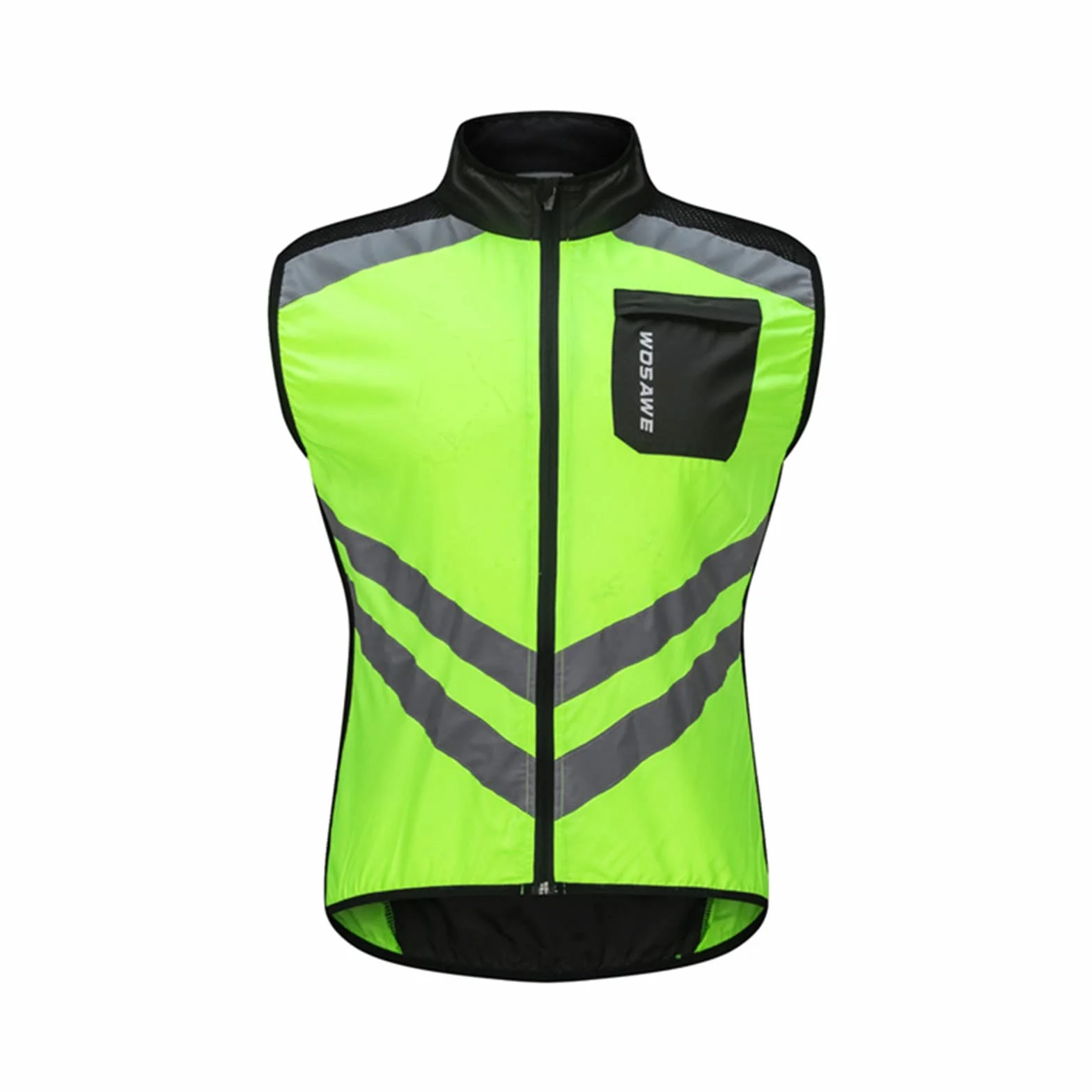 Gilet coupe-vent léger homme sans manches pour voyage randonnée course vélo