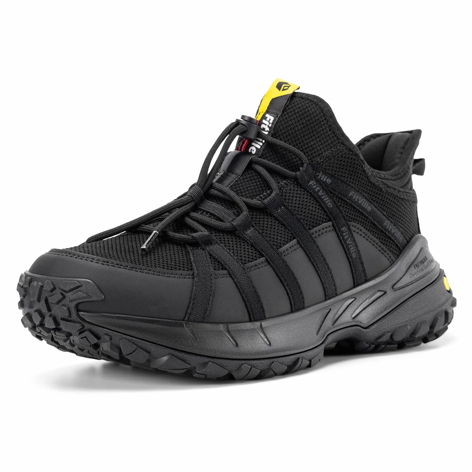 FitVille Chaussures de Randonnée Homme Extra Larges Respirantes Antidérapantes Trekking