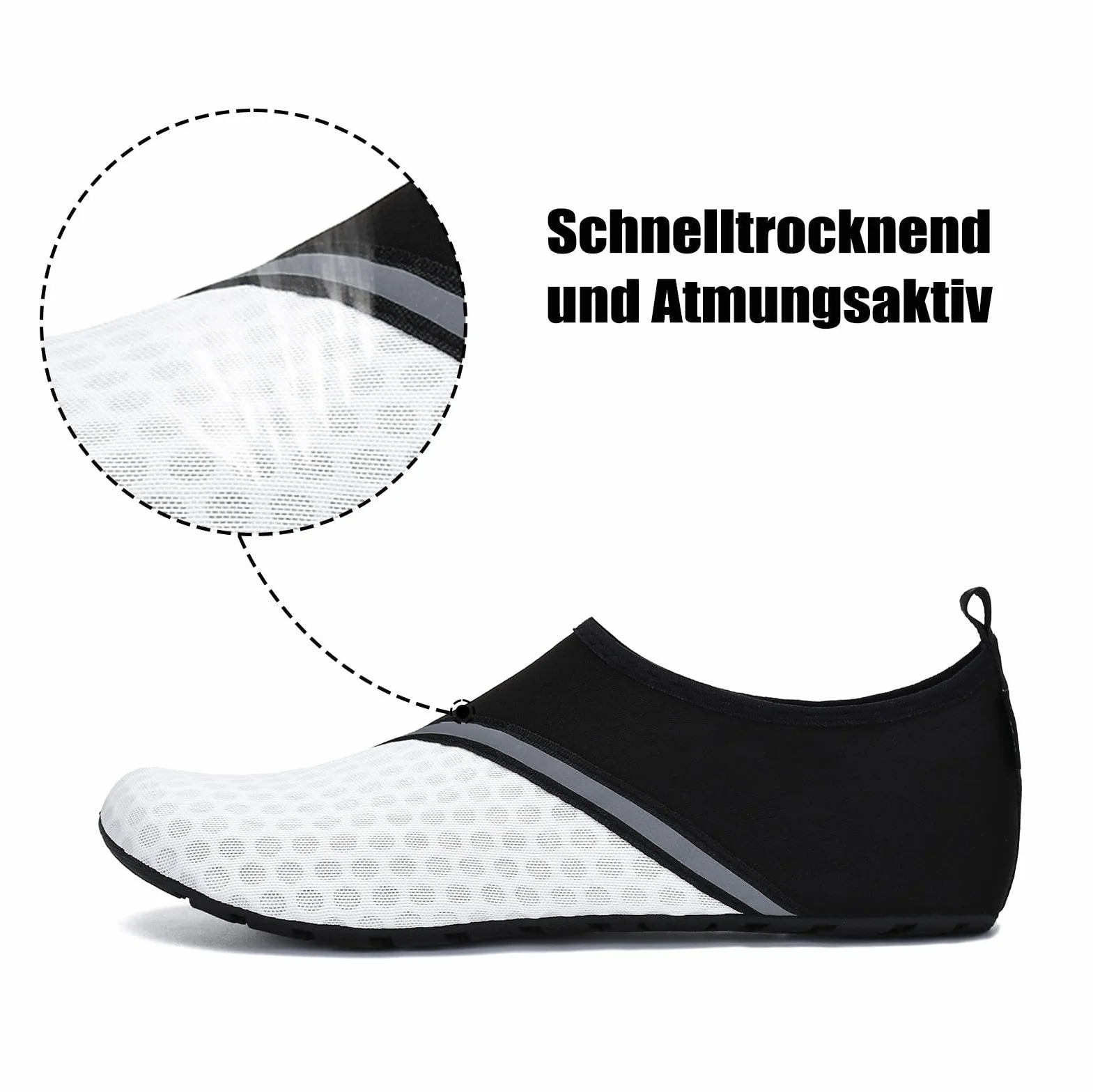 SAGUARO Chaussures Aquatiques Homme Femme Chaussure de Plage Séchage Rapide Plongée Baignade, 36-47 EU