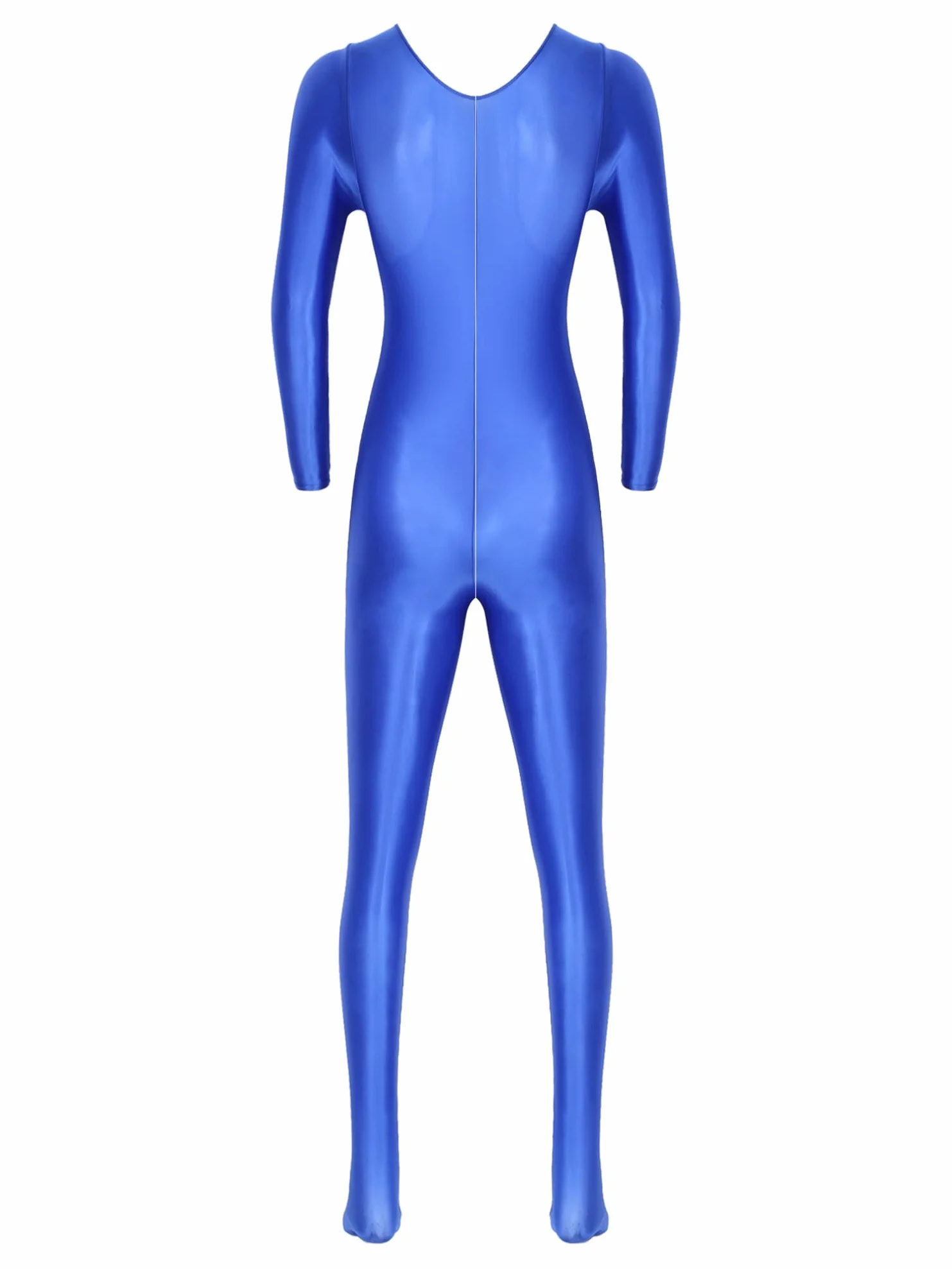 Agoky Catsuit Homme Combinaison Intégrale Maillot Une Pièce à Glissière Justaucorps Sport
