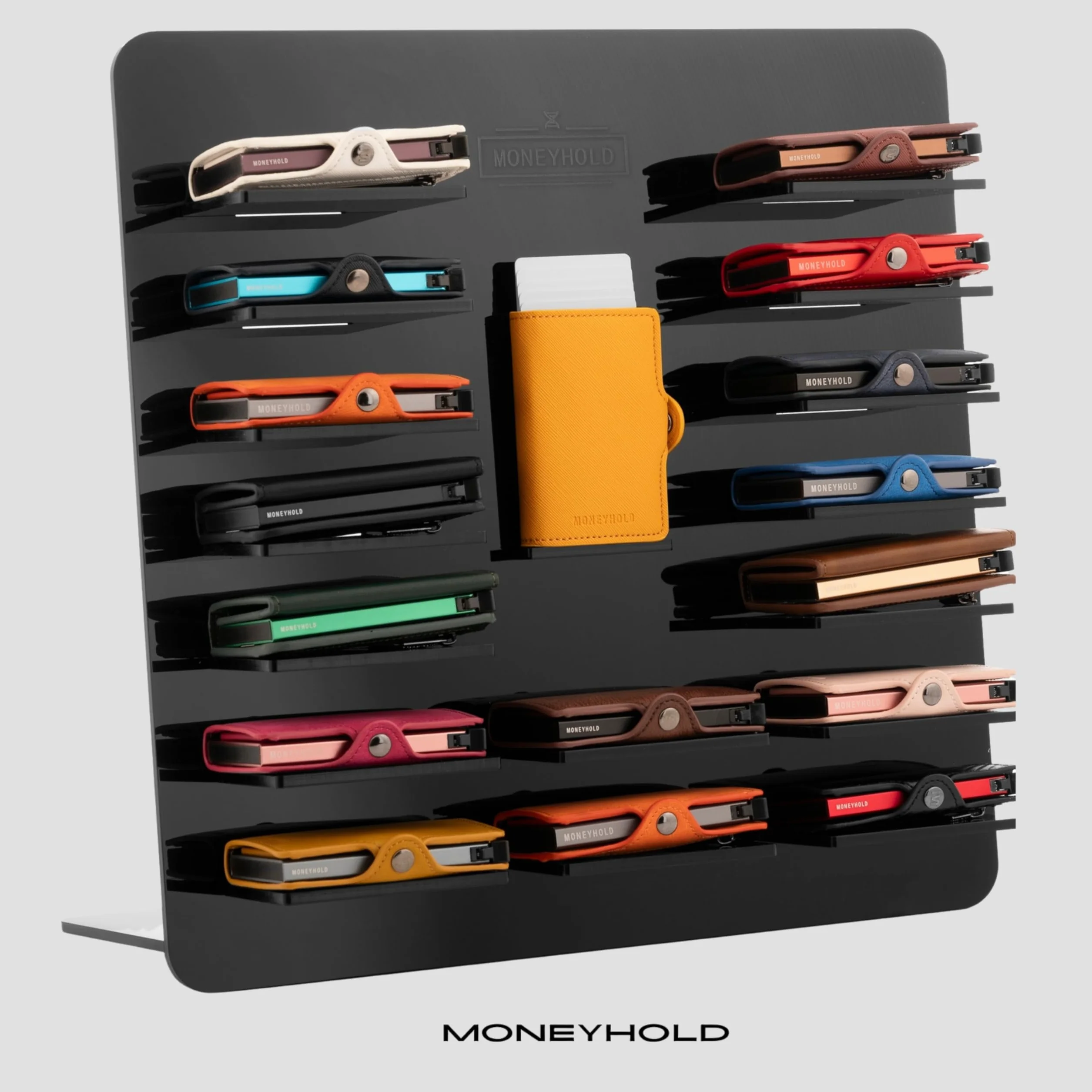 Moneyhold® Portefeuille Homme Femme Porte-Cartes RFID Slim Cuir Vegan Anti-Piratage