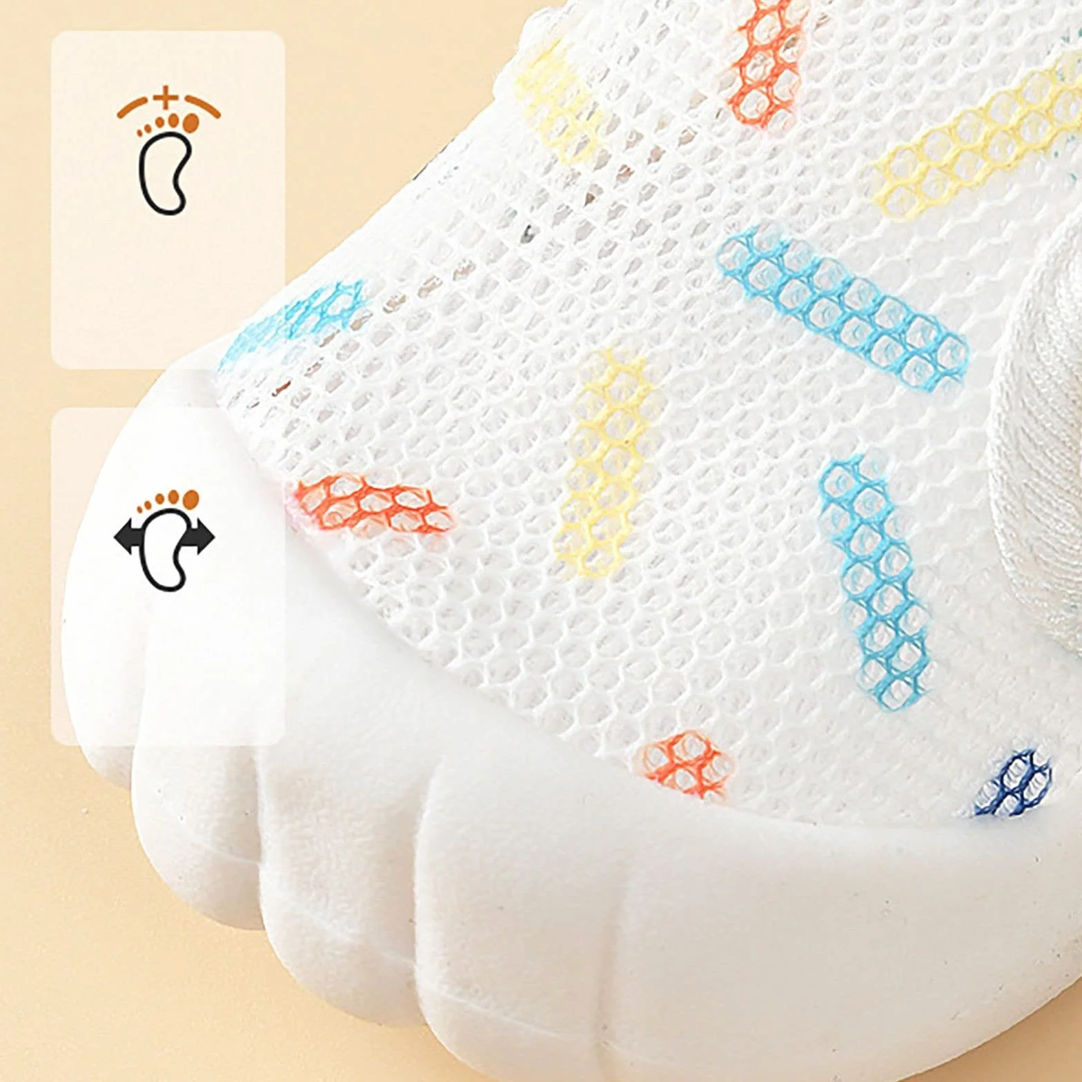 Sandales bébé fille garçon été semelle plate non slip bout semi-ouvert respirantes souples