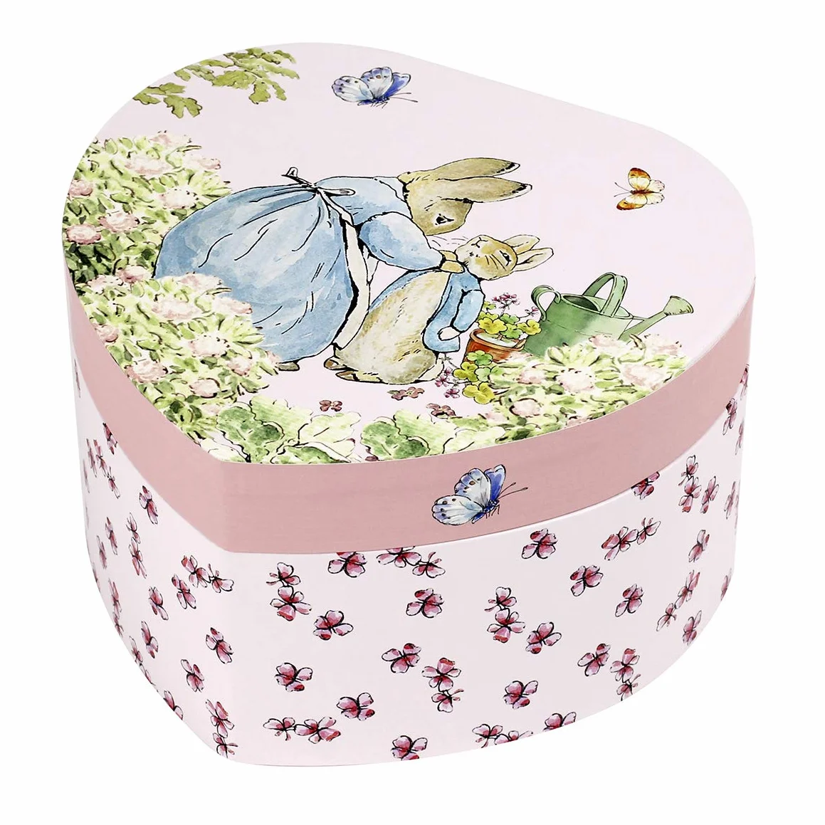 TROUSSELIER Pierre Lapin Peter Rabbit Boîte à Bijoux Musicale Rose Roméo & Juliette