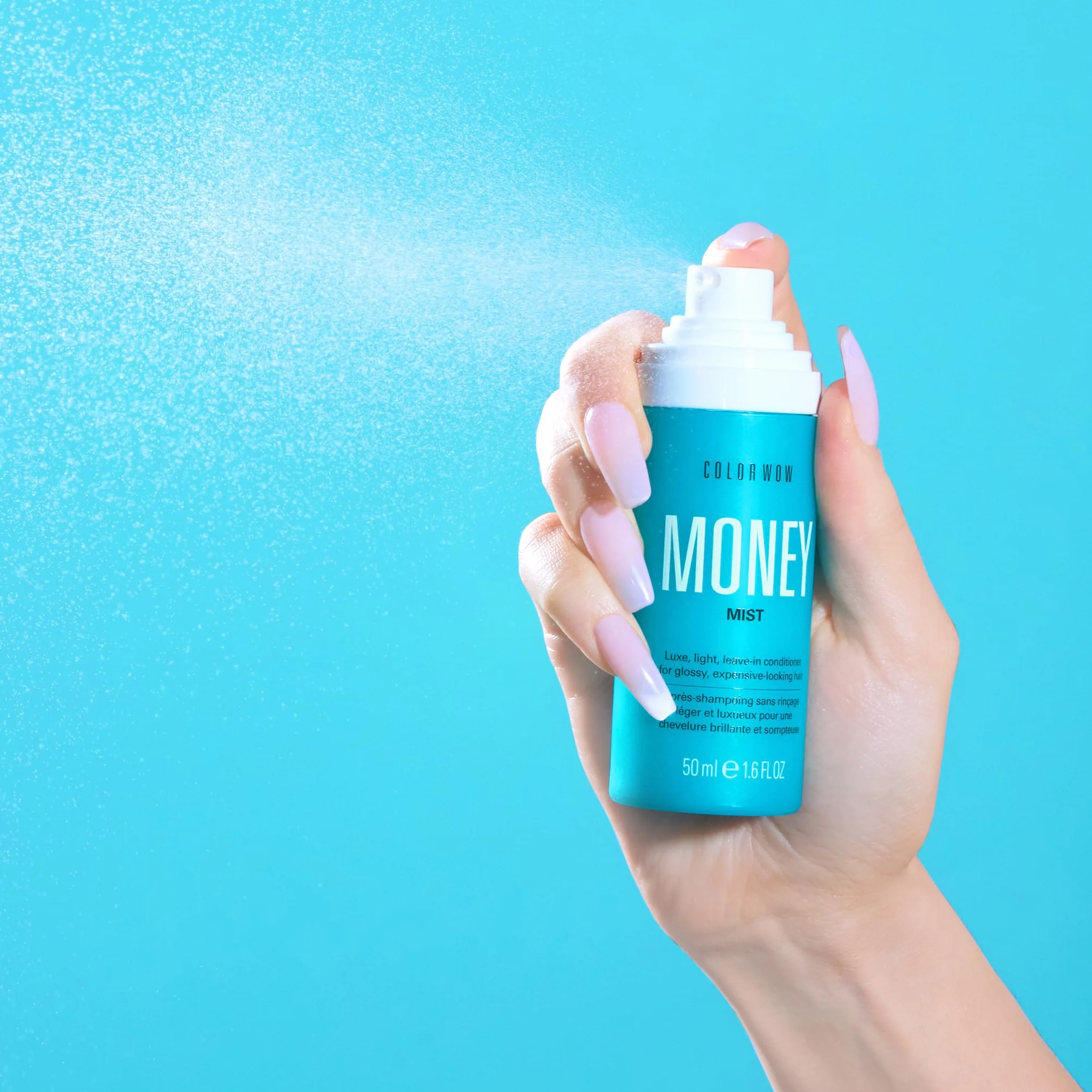 COLOR WOW Money Mist Après-Shampoing Hydratant Ultra-Léger Démêle Fortifie 50 ml