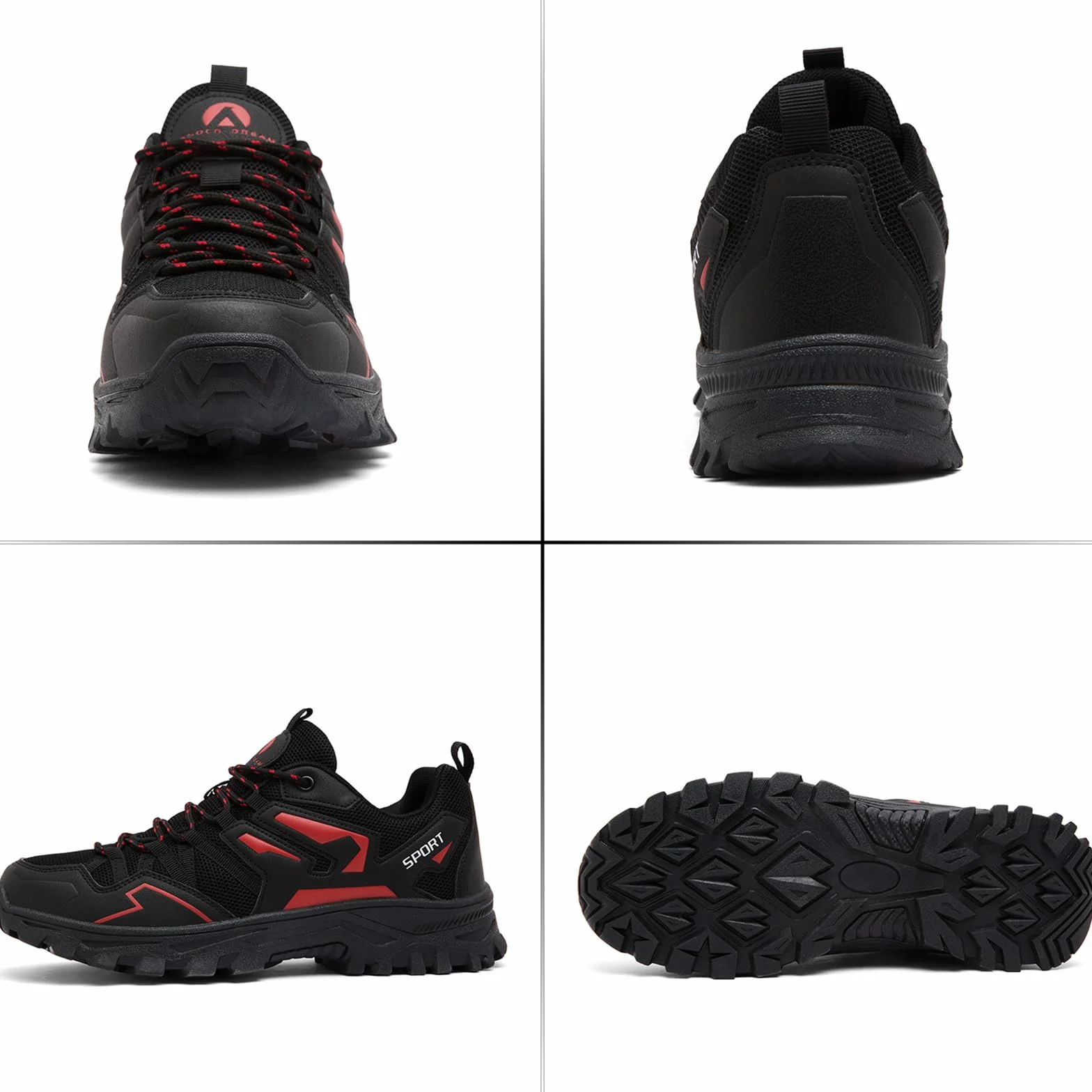 Chaussures de Randonnée Homme Antidérapantes Respirant Trekking Stabilité